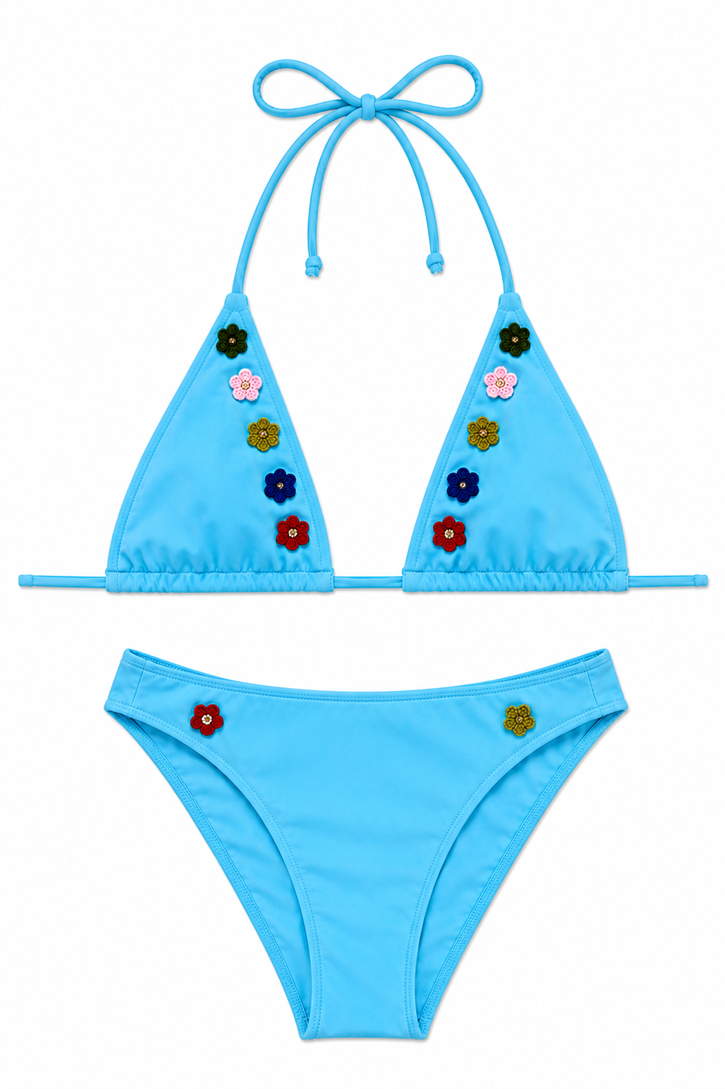 Montauk Blue Triangle Top