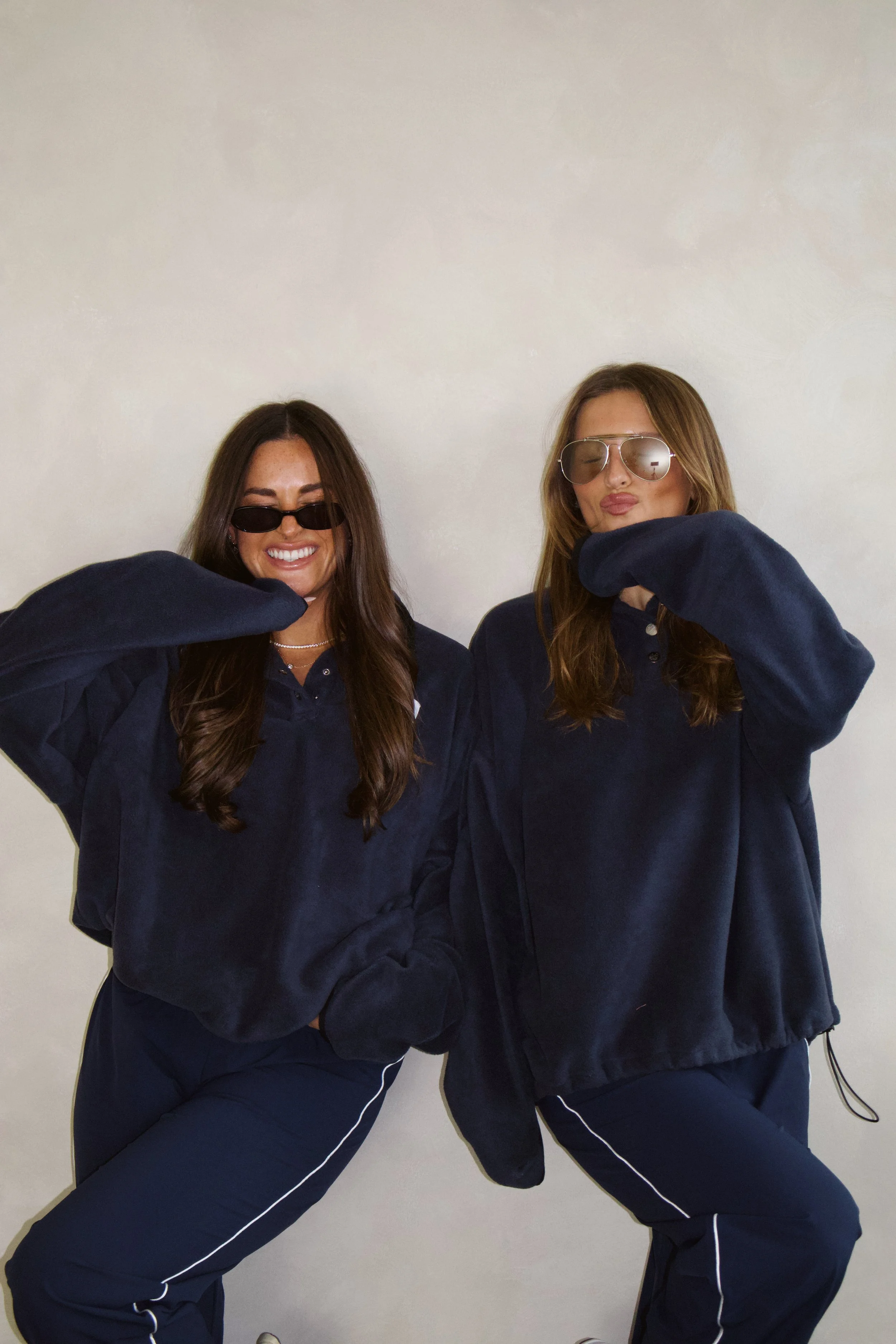 GFF Navy Snap Fleece