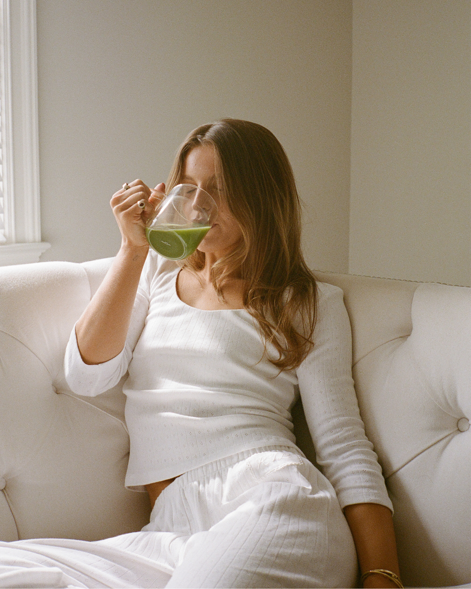 White 3/4 Sleeve Top
