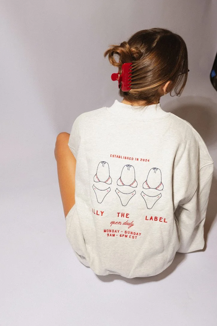 Grey Oversized Mockneck