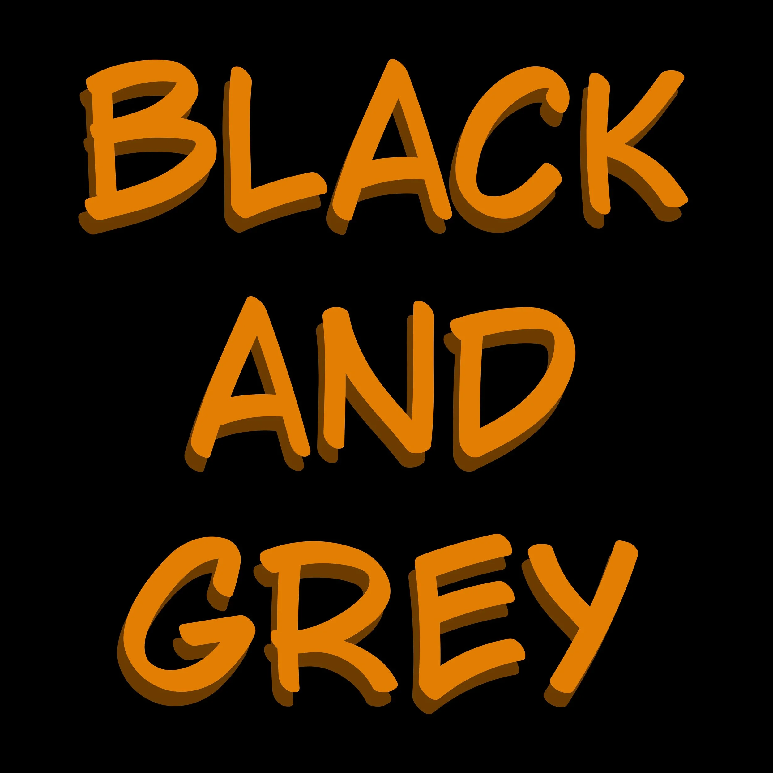 Black and Grey