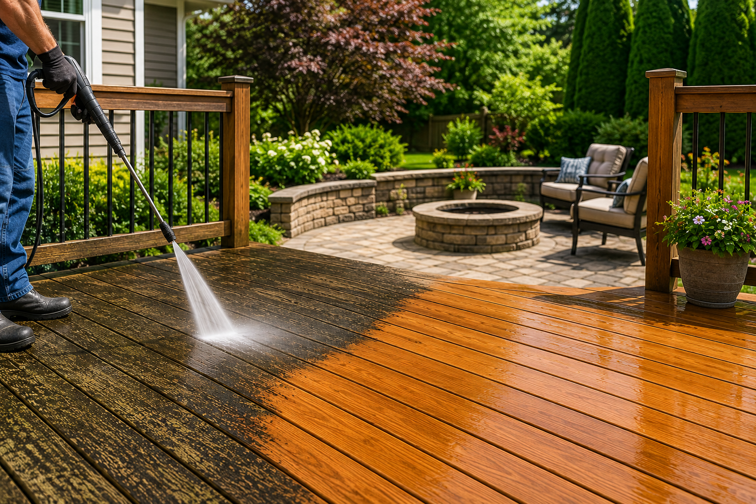 The Complete Guide to Powerwashing Decks and Patios