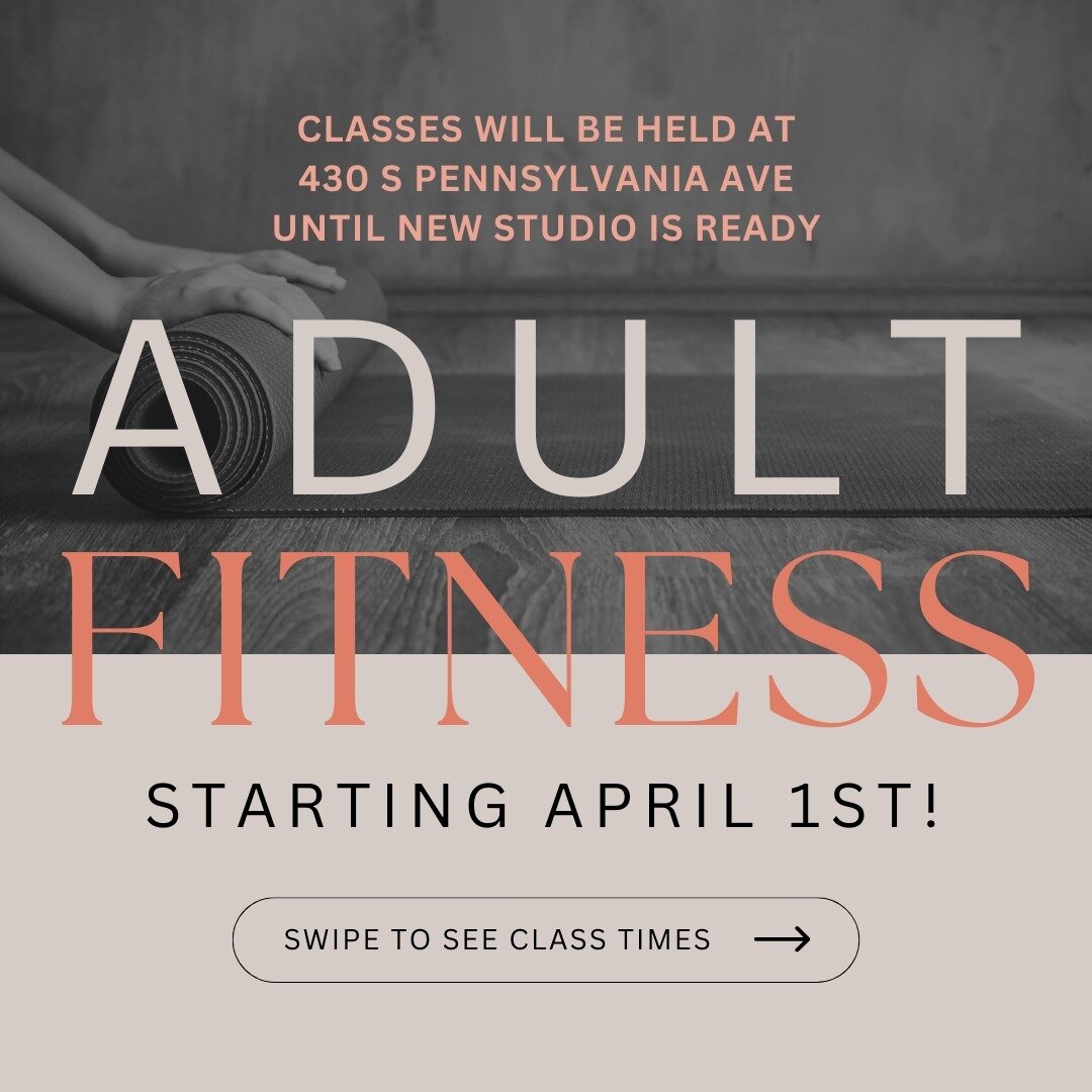 We are so excited to announce that we are NOW OFFERING ADULT FITNESS CLASSES! Adult Ballet has already started, and the rest of our classes begin April 1st. Please swipe to see our offerings, and register online at embodyballet.com. We look forward t