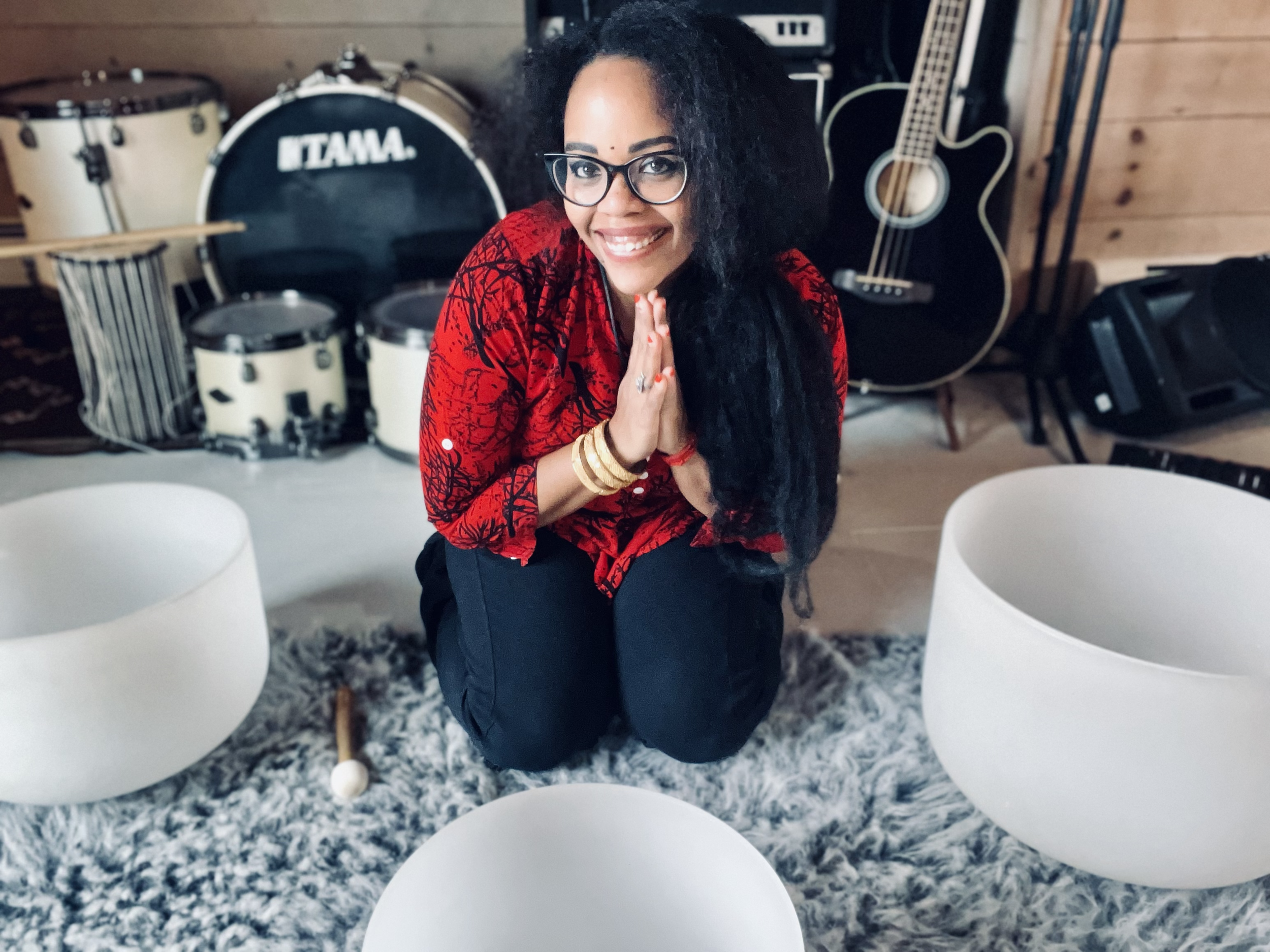 3 bowl beginner Set - Crystal Singing Bowl 8