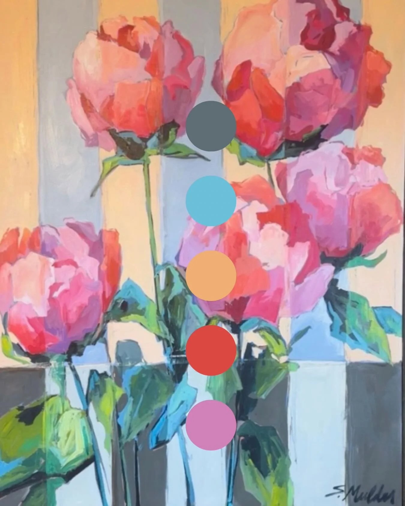 Simply because we all could use more color and flowers in our day.  Sending us into Monday ready for something beautiful.