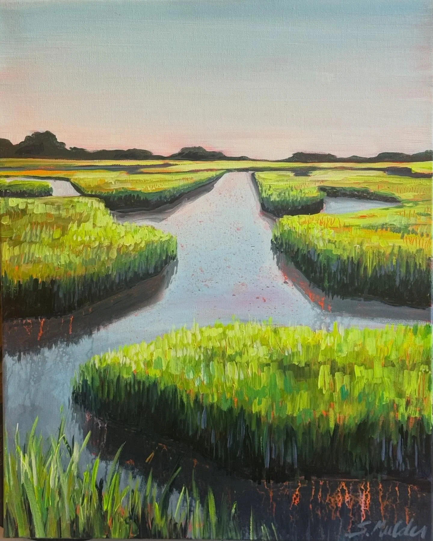 Final piece to the collection with a visit to the marshes in the south east states. Can&rsquo;t wait to get this packed up and shipped out soon to @kkgalleryla for an upcoming show.