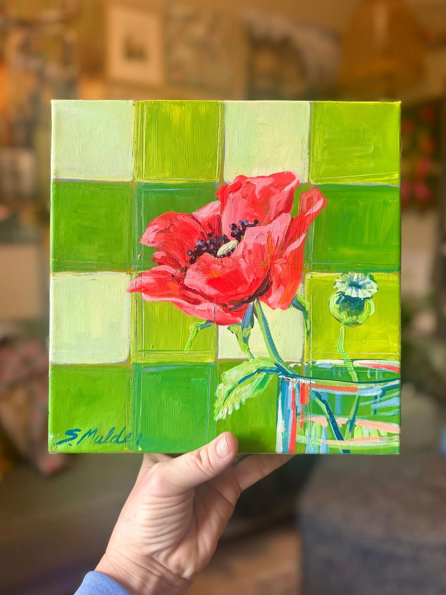 What is your favorite thing to paint?

I get asked this question often!

First reason.... they are a very forgiving subject. If something needs to be covered, moved, or adjusted you can simply make a petal bend, add a leaf, or insert a color and it s