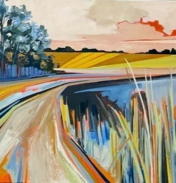 A couple of my favorites could be yours!  Two left of some of my newest work. Take a look in person Friday, June 5 at Alcove in the Steel District!  Opening reception 6-8 pm. The champagne will be bubbling!