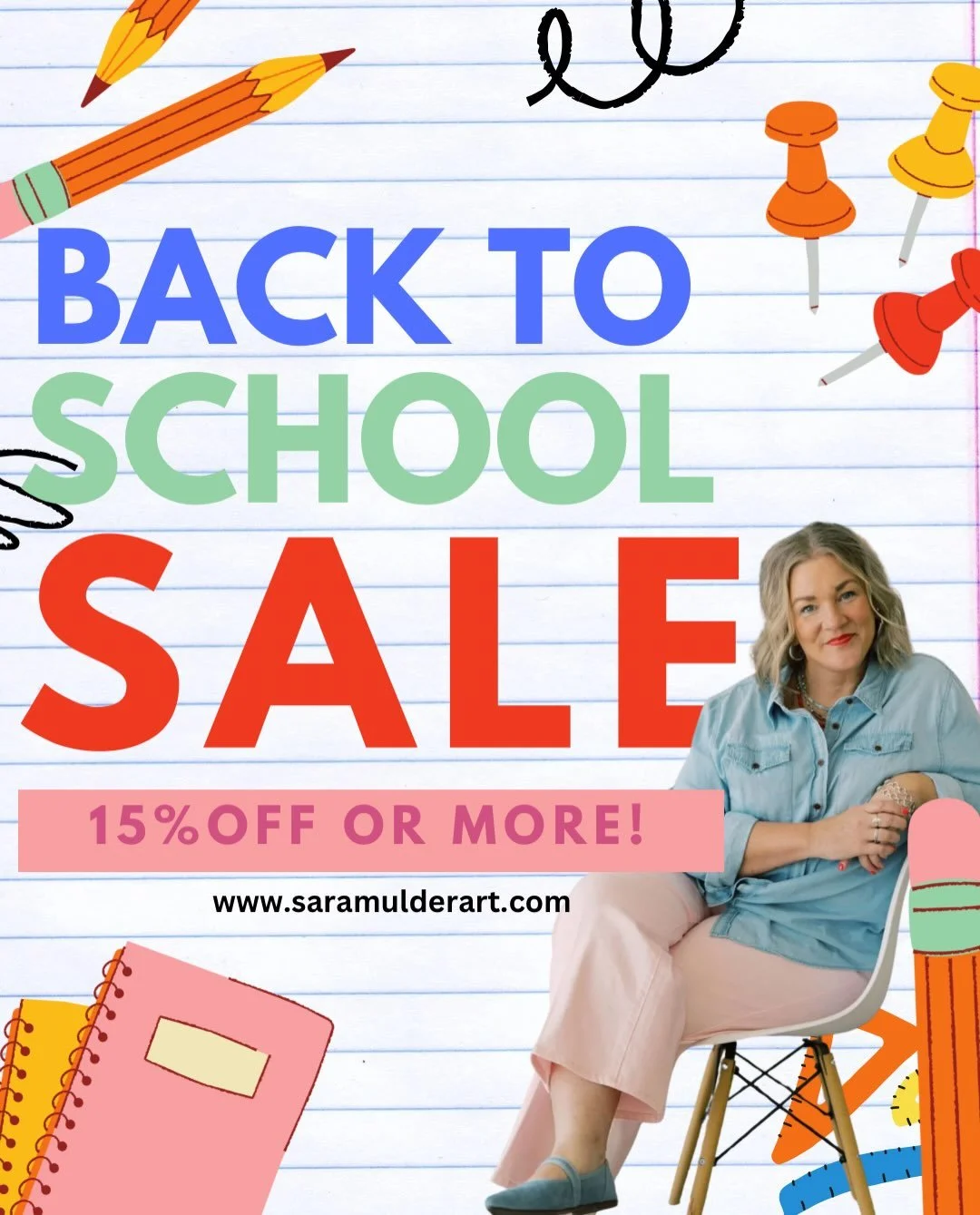 Everyone loves a sale! Most of these items have never been a part of a sale before&hellip;. might not be again!  WEDNESDAY, August 19. Sale page will go live on my website at 8:15 am&hellip;. First bell of the 26/27 school year&hellip;for 2/3&rsquo;s