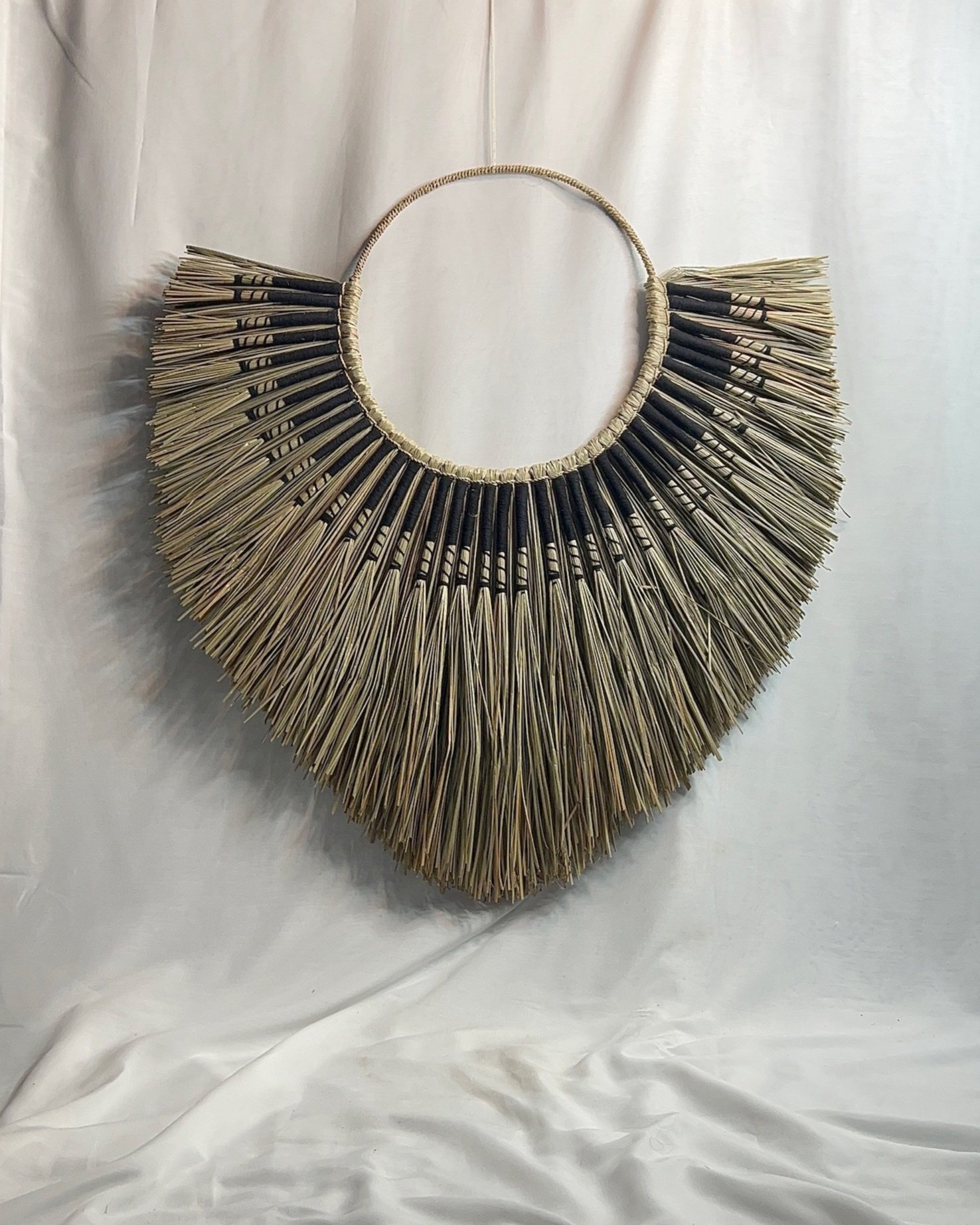 Large Seagrass Wall Fan
