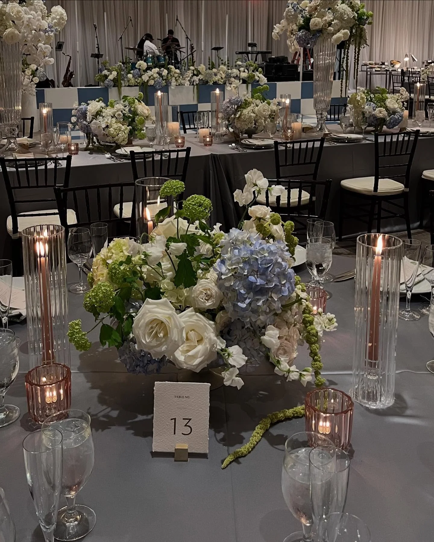 We love a mix of candles! These pleated hurricanes, pleated votives and pillars all go together perfectly while creating a fun dynamic design 🕯️

@simplyxoevents @goodseedfloral @sarahtribettphoto @fsaustin