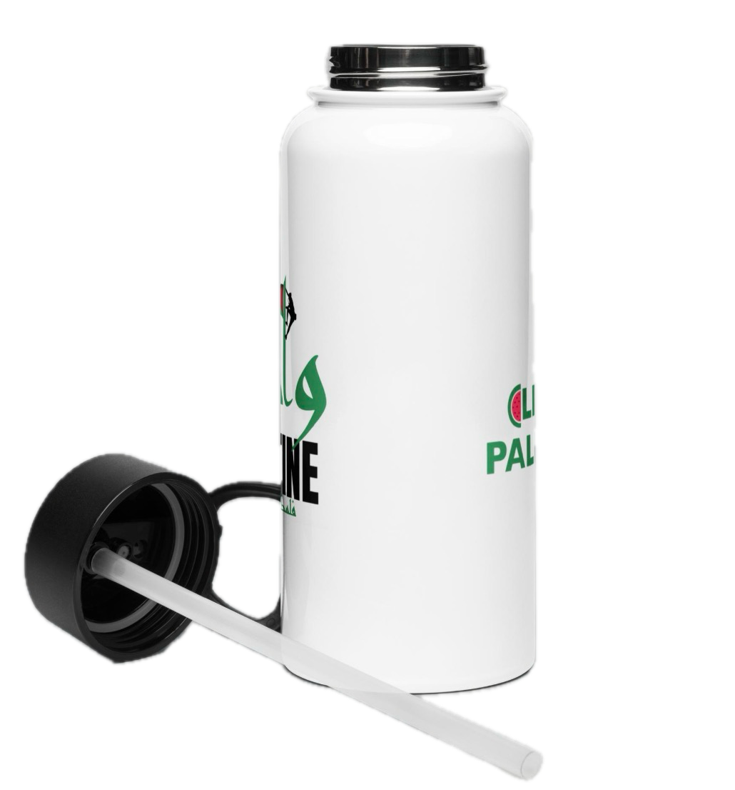 A white plastic bottle with a black lid and a long white dropper attached, designed for eye or ear drops, placed on a transparent background.