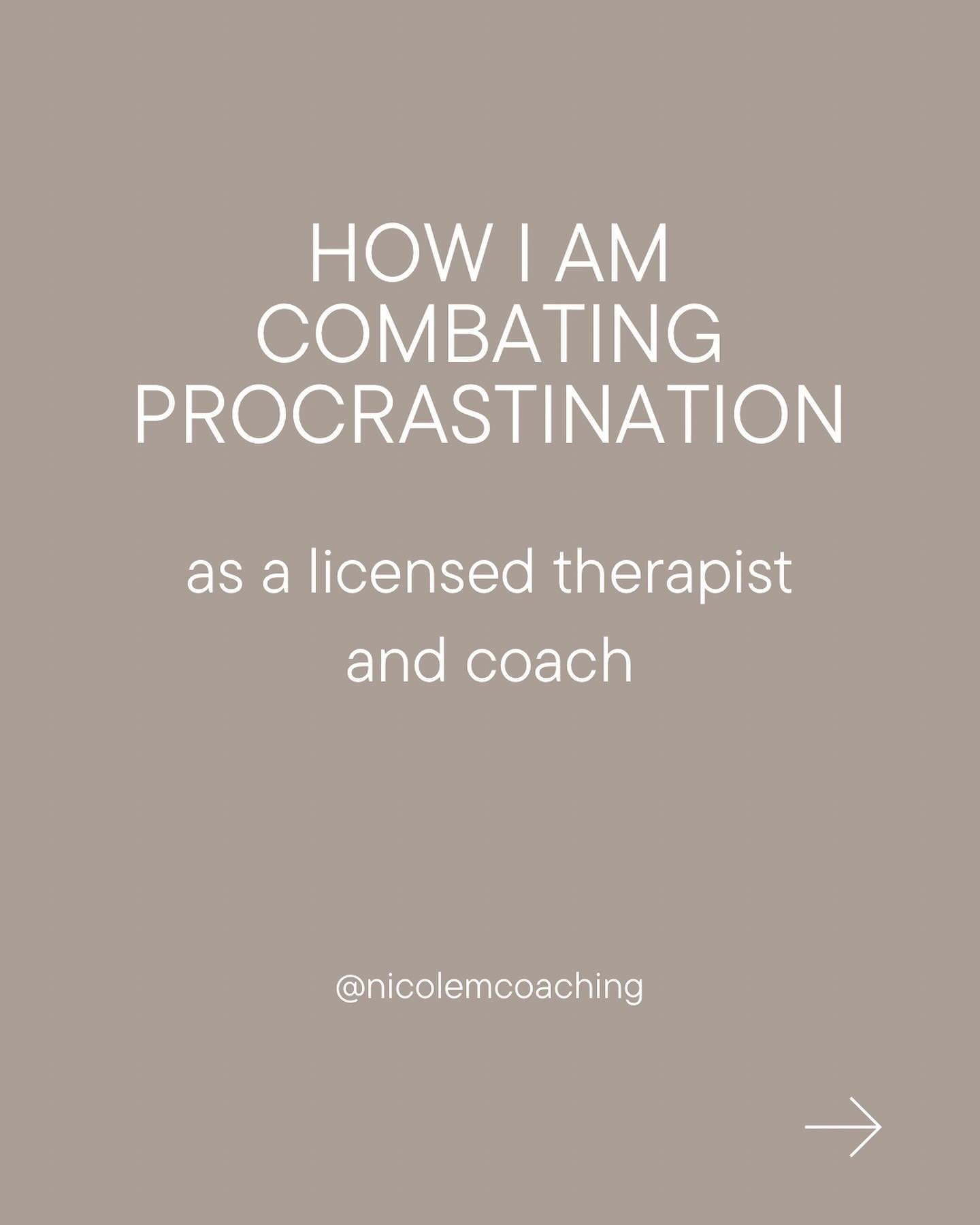 What do you do when you hit a procrastination slump?

I used to beat myself up, feel like 💩for a few days, then force myself to tackle the task I was procrastinating on without a plan or the appropriate amount of time to execute. 

Then I learned a 