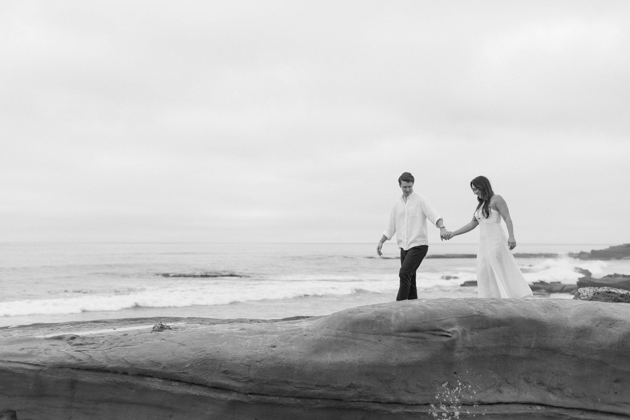 Windansea Beach Engagement Photos in San Diego