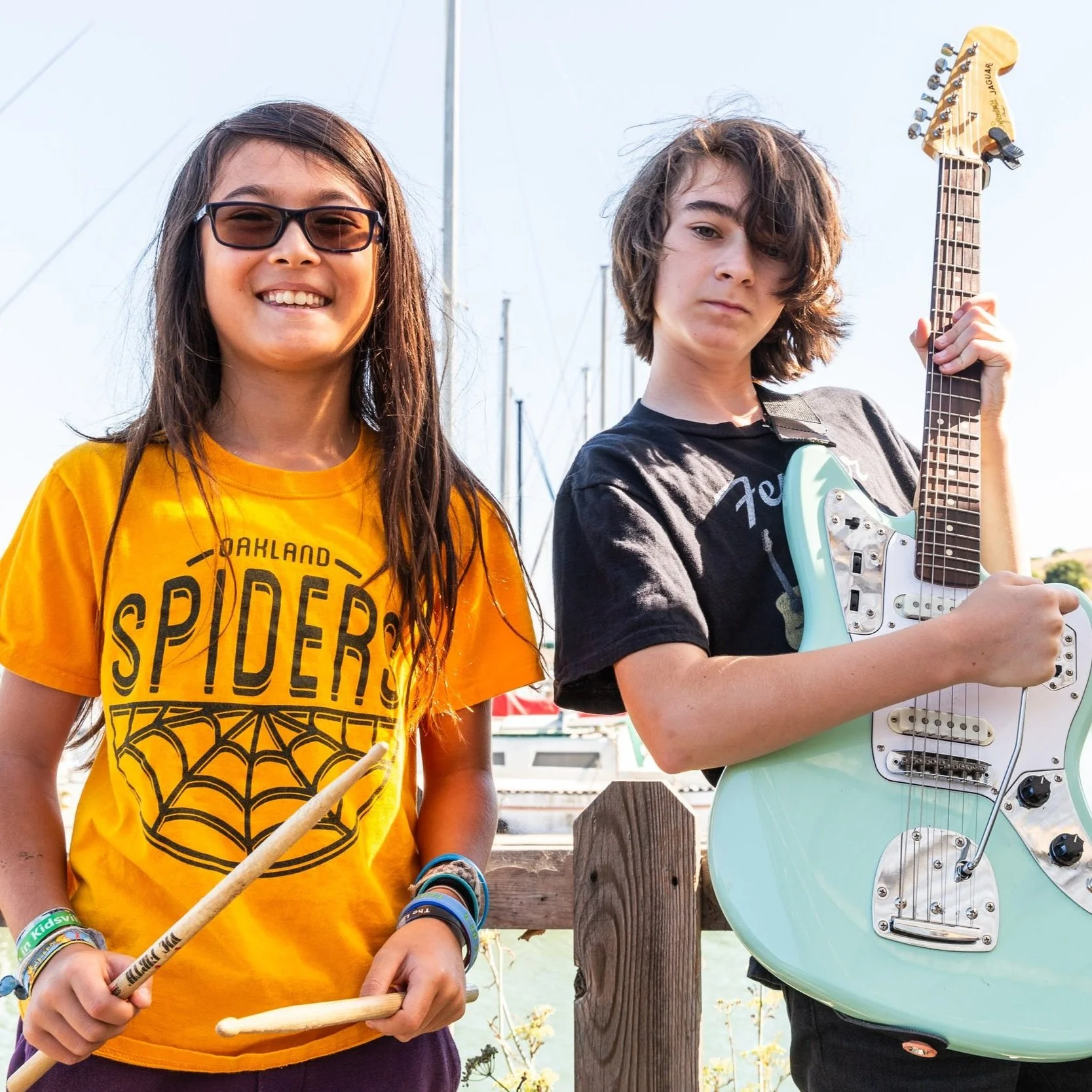 Best Bay Rock Program for Kids and Adults. Learn the drums, bass and keyboards, songwriting, and how to perform at 3 O'Clock Rock.