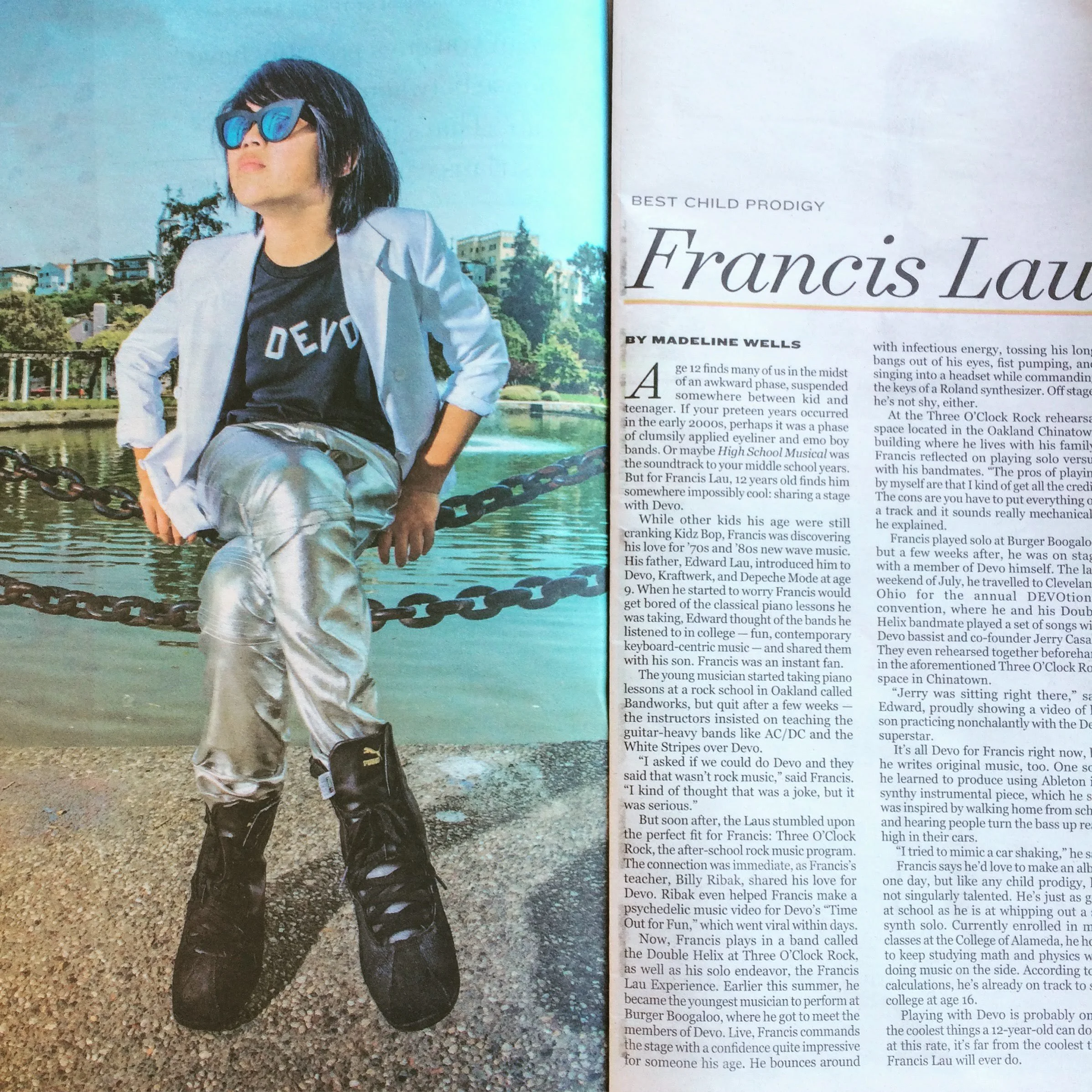 Best Child Music Prodigy says East Bay Express Oakland, CA.