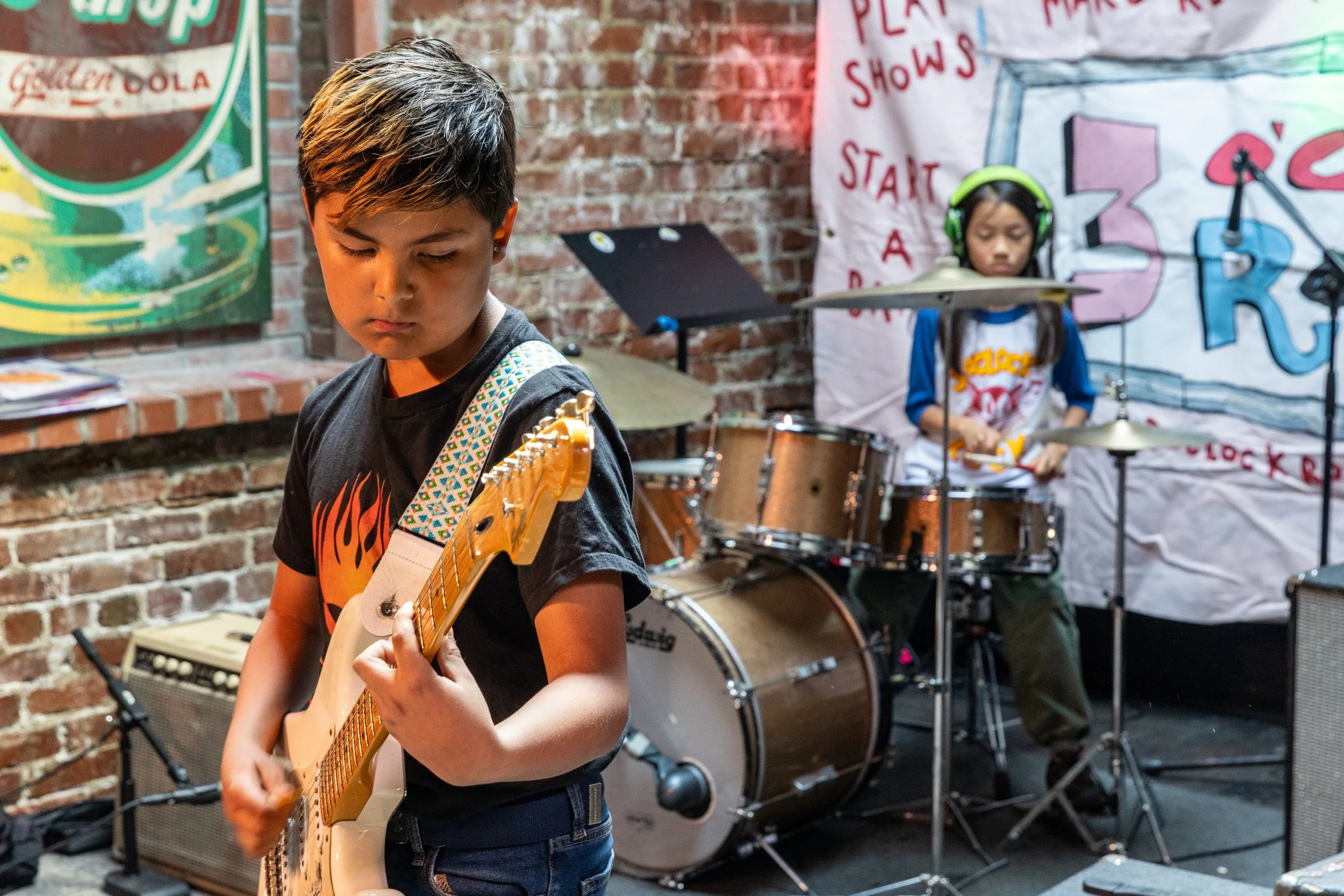 Best East Bay Rock Program for Kids and Adults.. Learn how to play the guitar, drums, piano, and bass guitar or sing like a pro