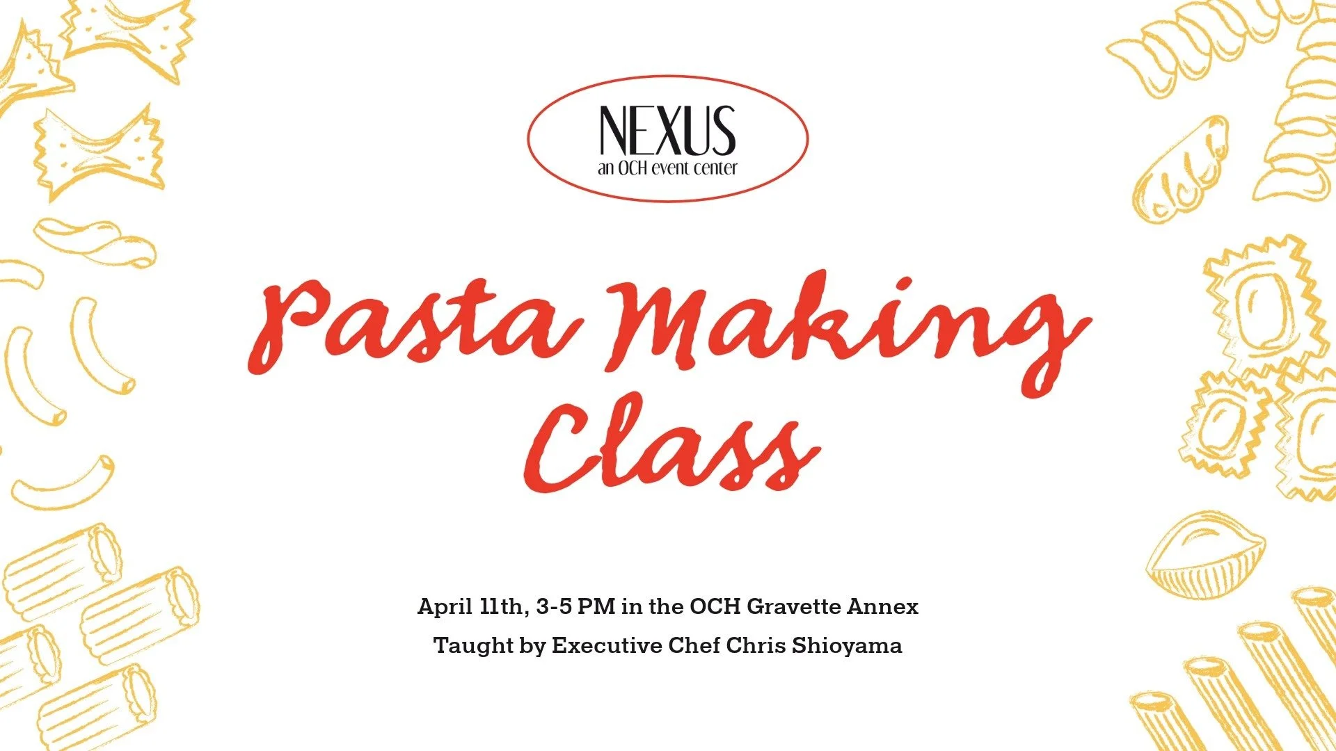 Pasta Making Class