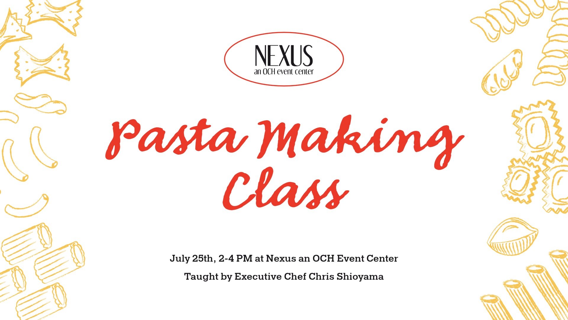 Pasta Making Class 