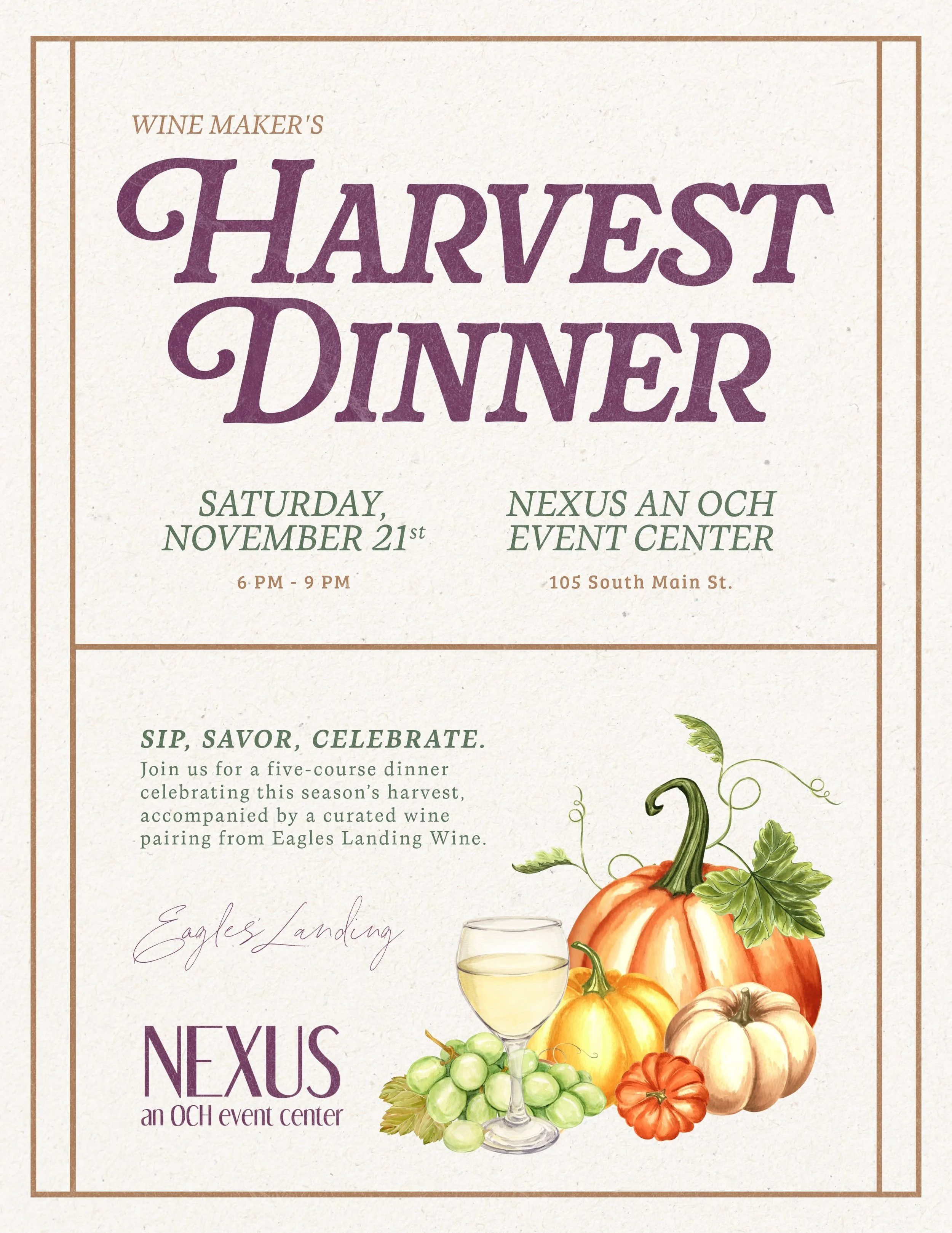 Harvest Dinner for One