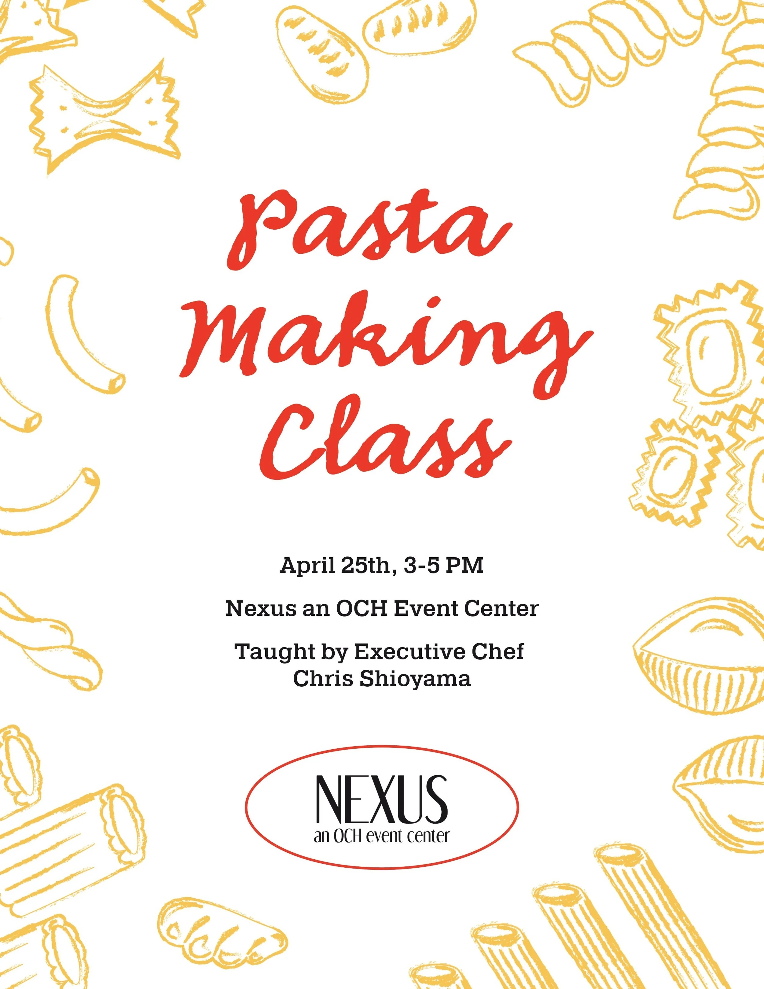 Pasta Making Class  for One - Webb City MO