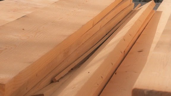 planks of wood closeup