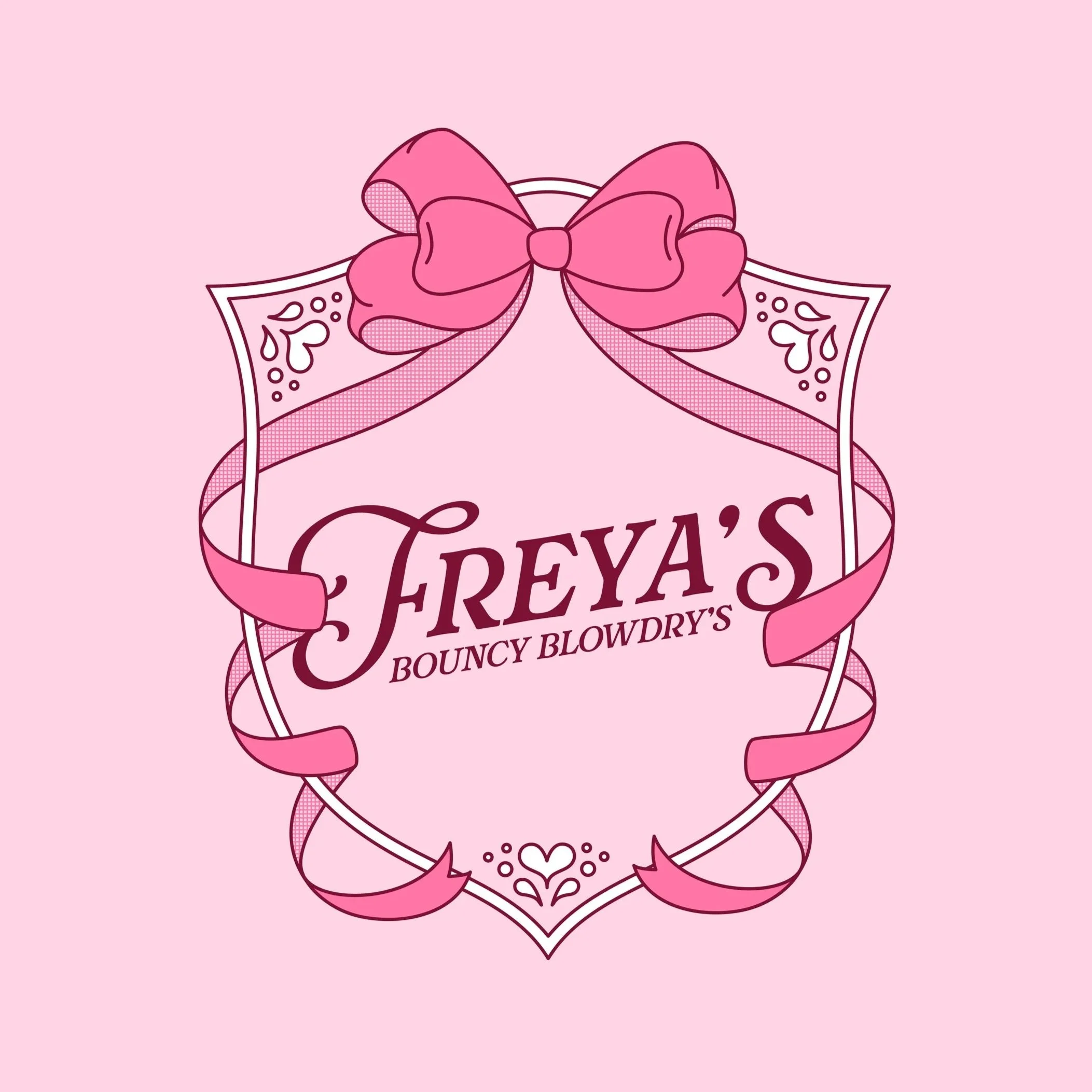 freya's bouncy blowdry's Logo Design