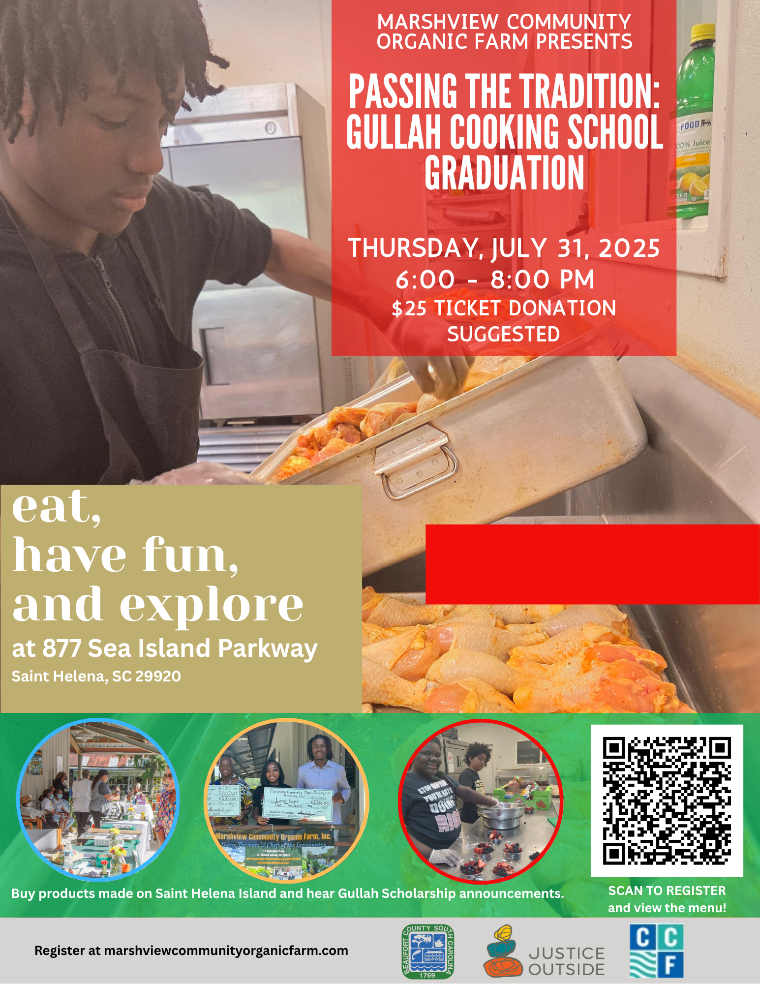 Gullah Cooking Class Graduation