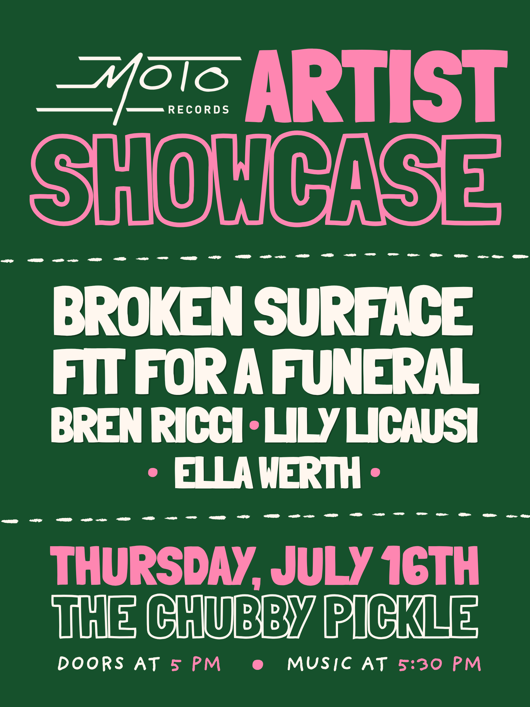 MoTo Summer Artist Showcase