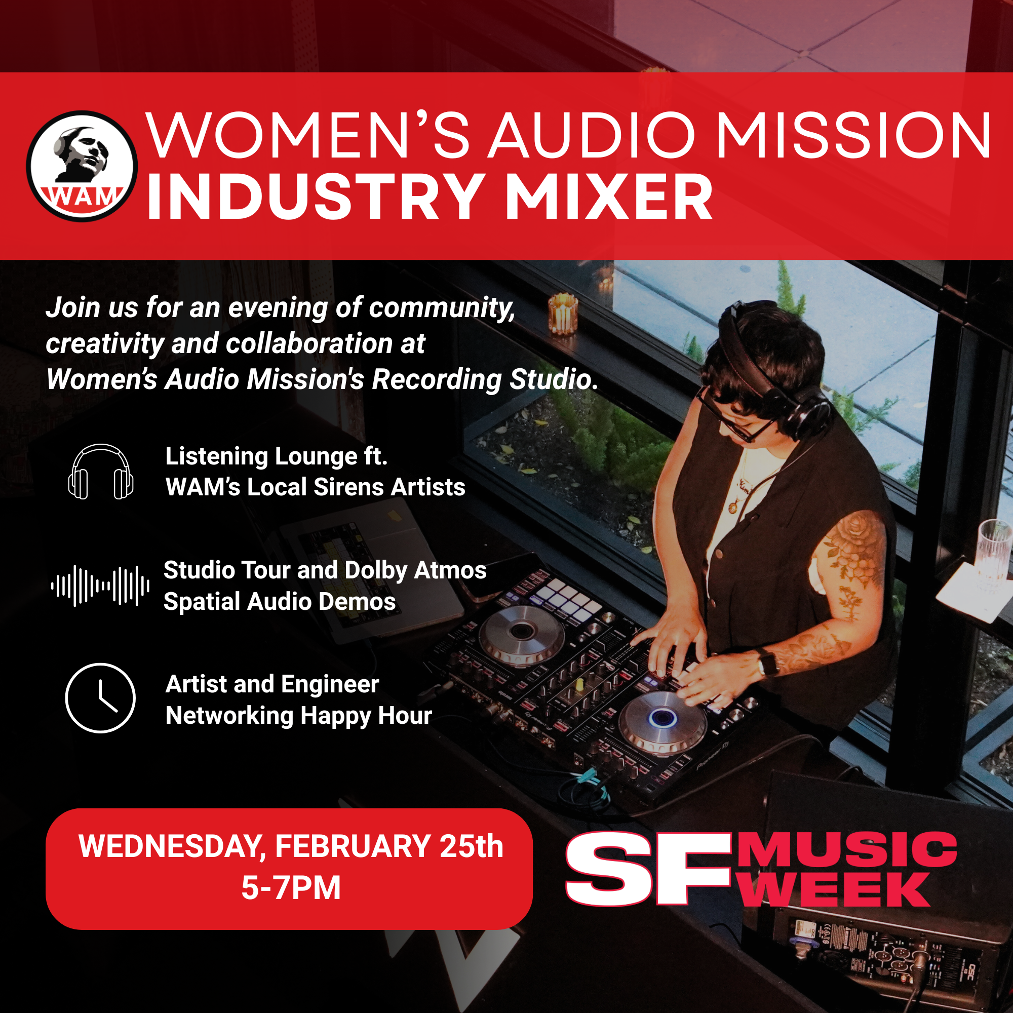 Women's Audio Mission Industry Mixer