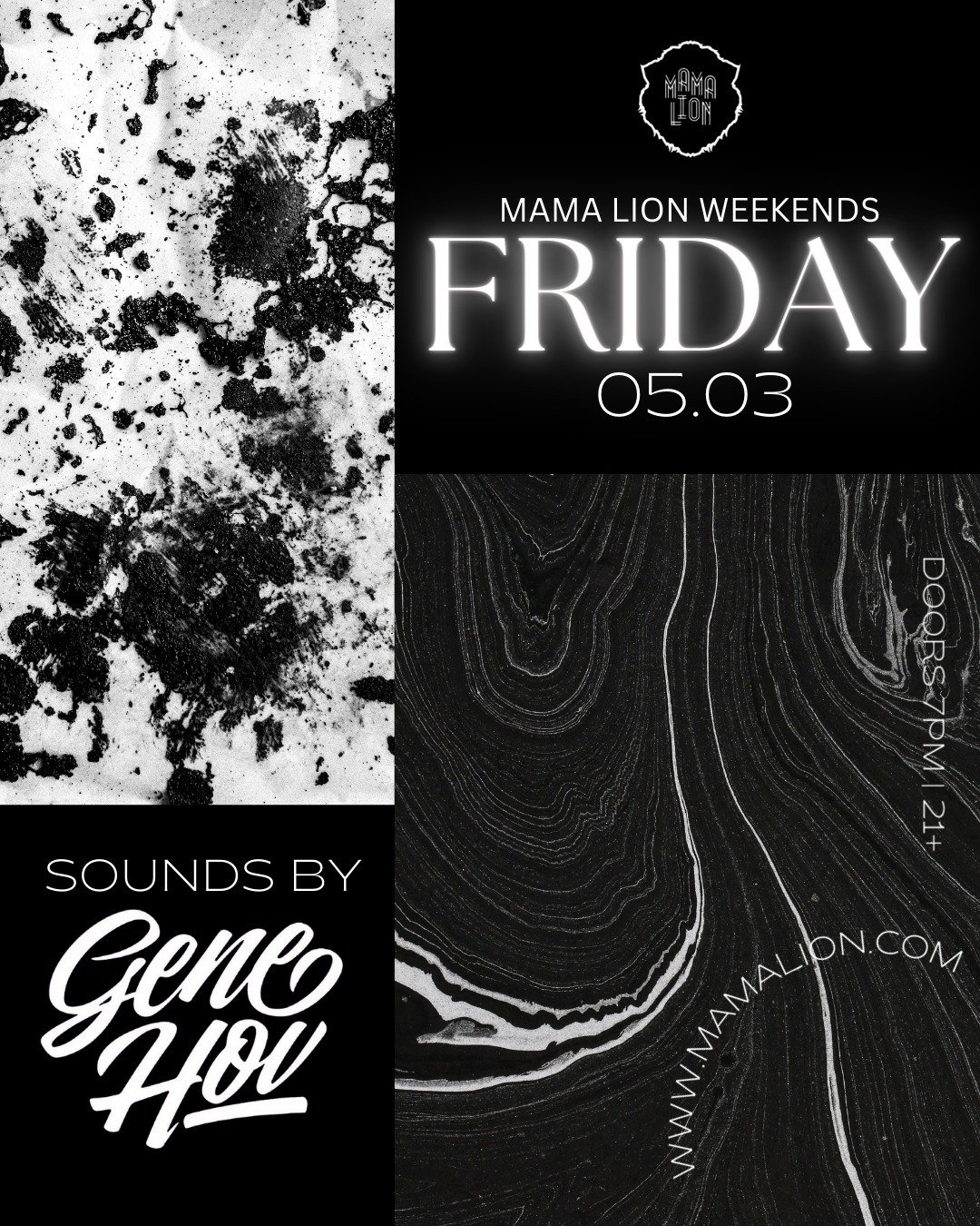 We've got your Friday plans covered ✅
See you at #mamalion 
Sounds by @genehov 

Doors 7pm
www.mamalion.com

#lanightlife #koreatownla #lalounge