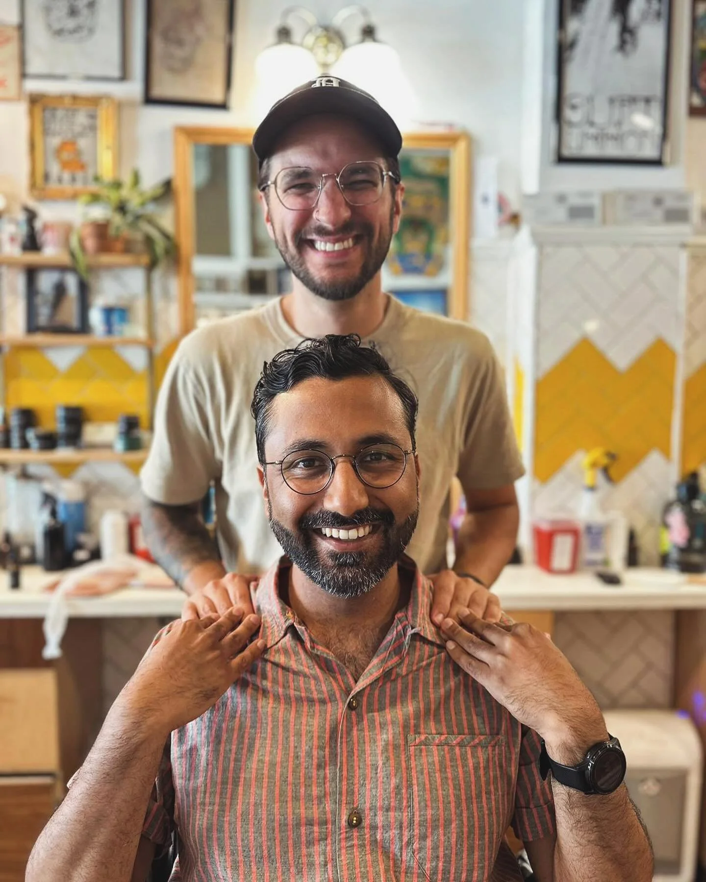 Am I allowed to have favorite haircuts? 💈 #friendshipcuts #communitycare