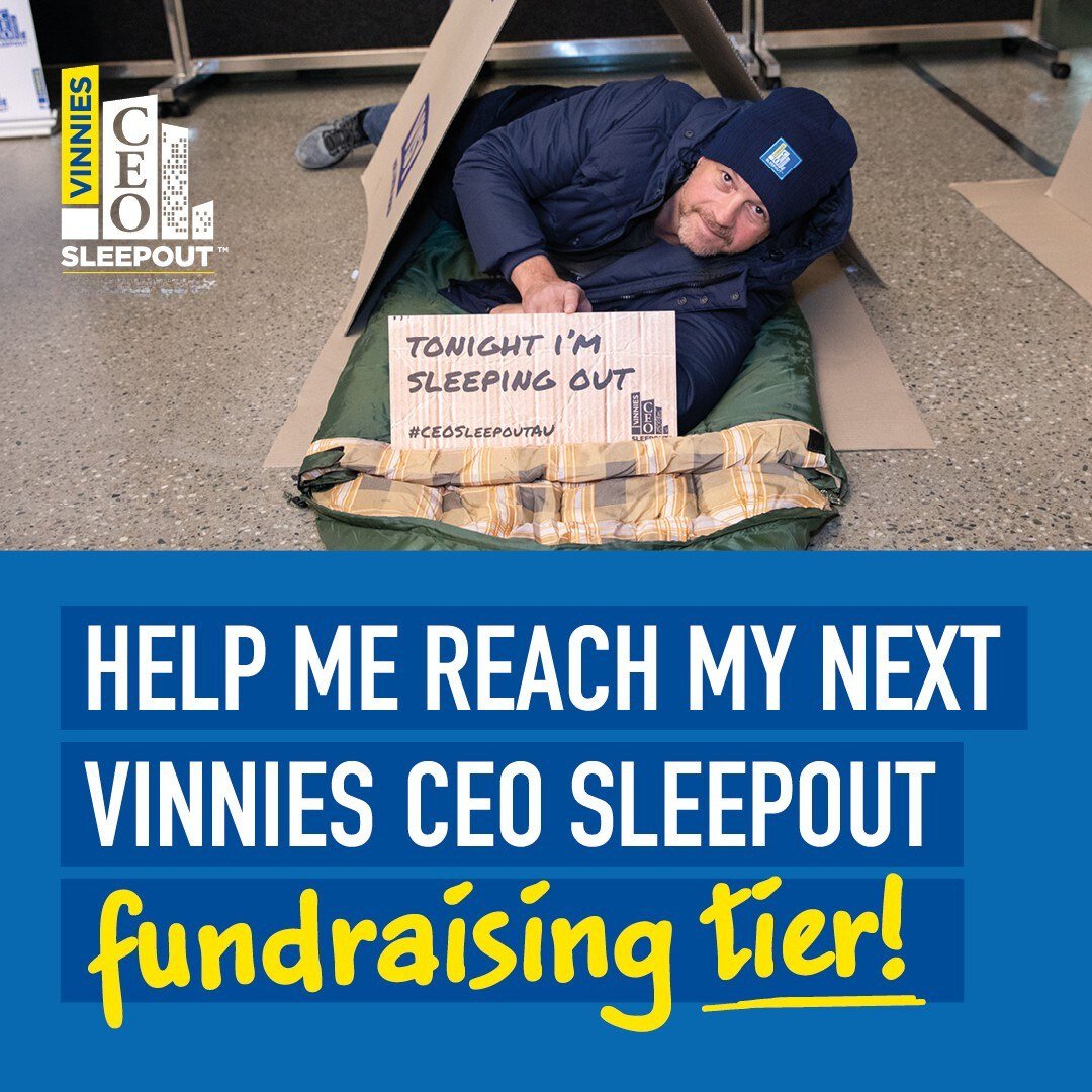 For one night, I'm sleeping out in the open, no bed, no heater, no luxuries...just me and my sleeping bag...maybe I'll have a cardboard box to provide some shelter. Please help me raise much needed funds to help the thousands of people who don't have