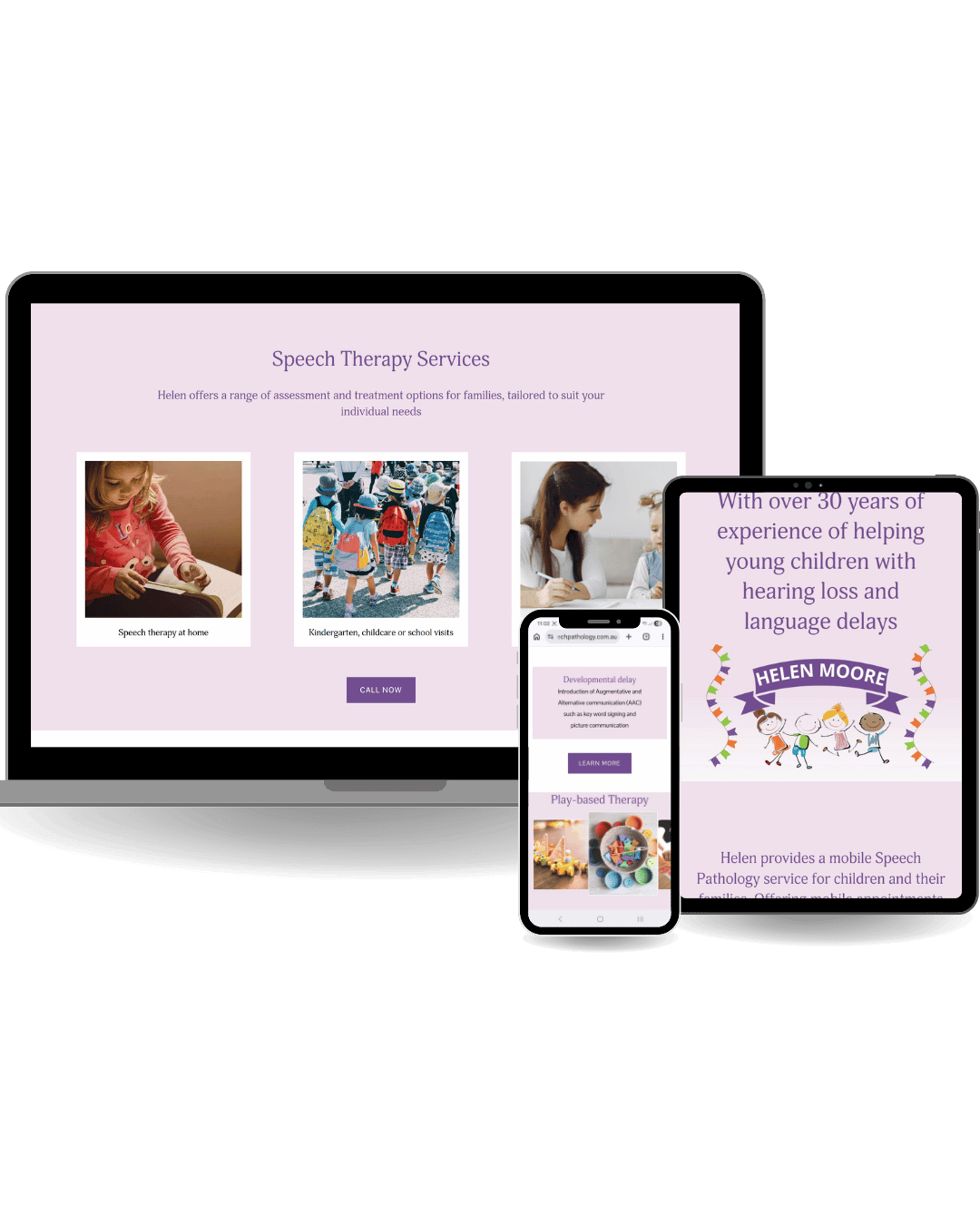 Speech Therapist Website