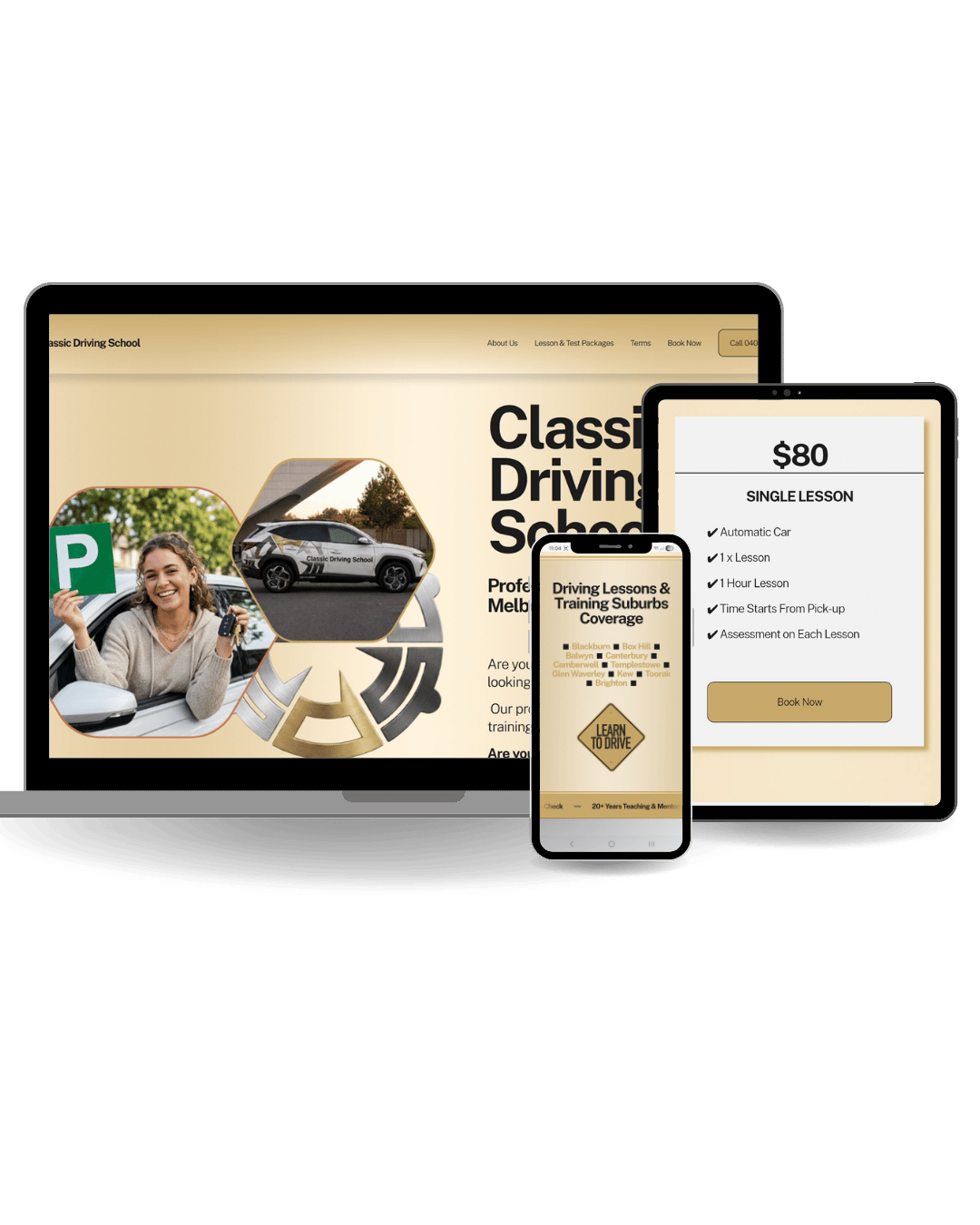 Driving School Website