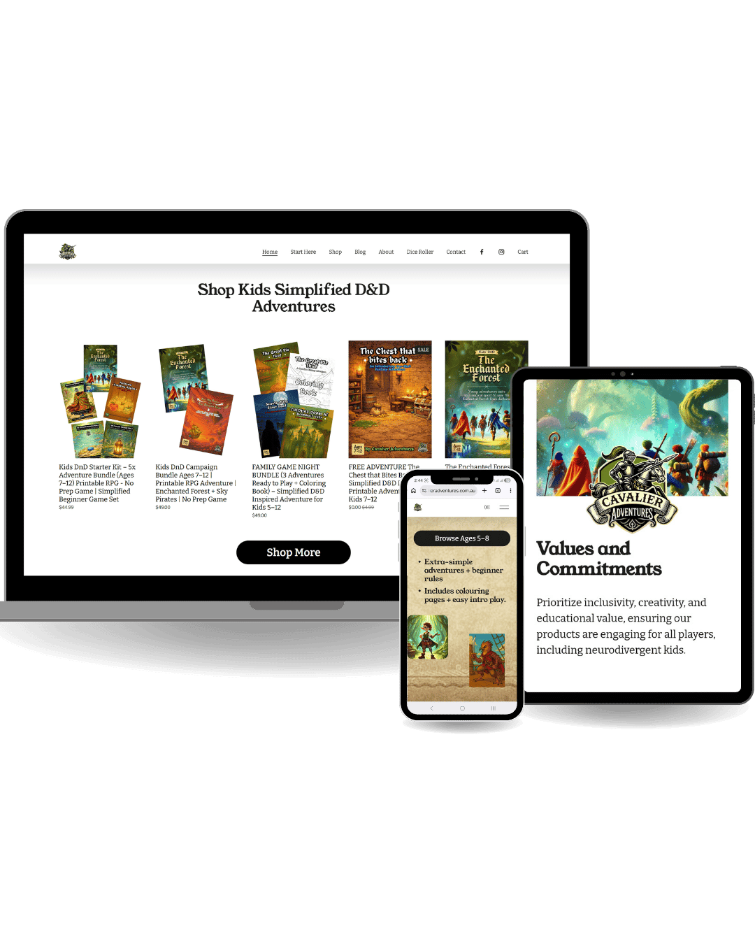 Digital Product eCommerce Website