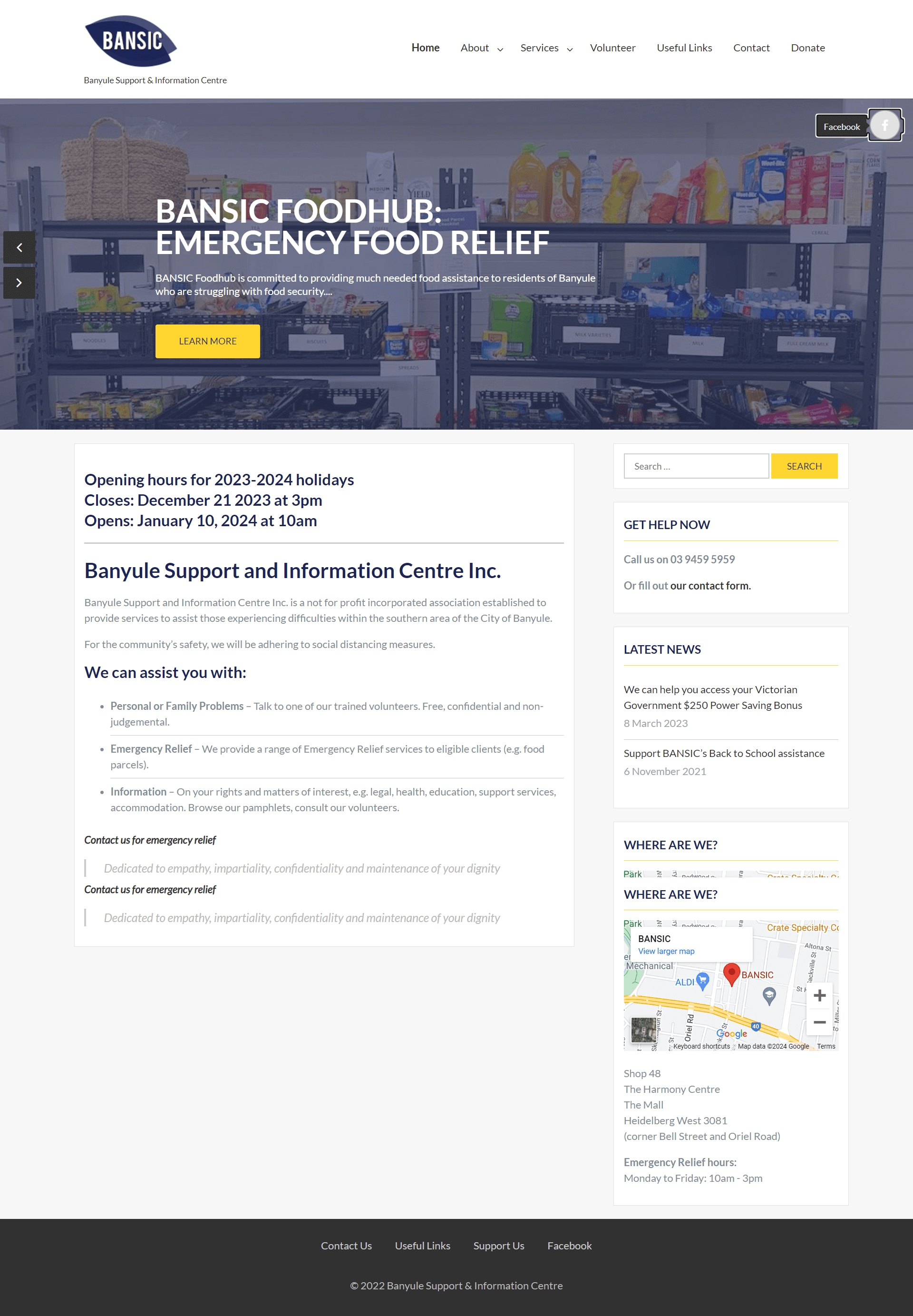 Not-for-Profit nfp in Melbourne website revamp by NadiaDesigns web designer in Heidelberg