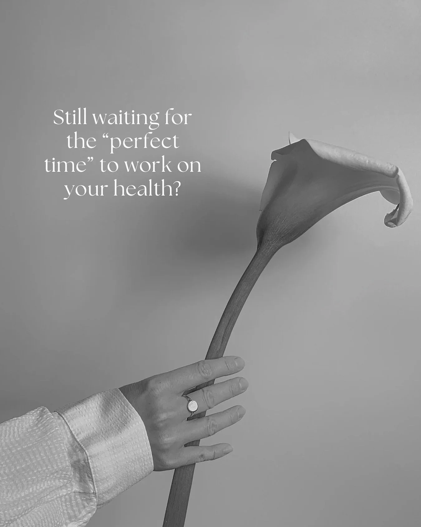 How many times have you told yourself &ldquo;I&rsquo;ll focus on my health when things calm down&rdquo; or &ldquo;when the kids are older&rdquo;, or &ldquo;when work slows down&rdquo;, the list goes on&hellip;
There is no perfect time.

Life will alw