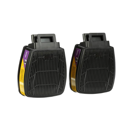attach these filters to your 3M respirator when sanding or using paints and stains 