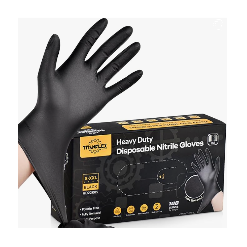 be sure to wear gloves when touching any products or chemicals