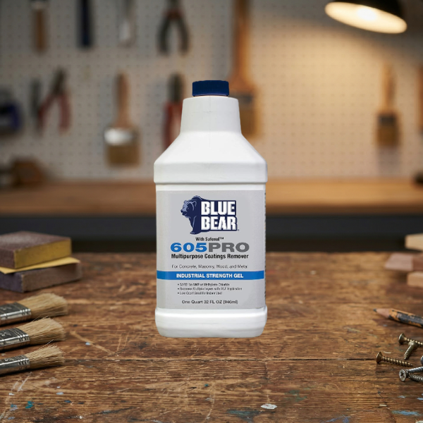 this paint stripper is less toxic than most, yet works very well