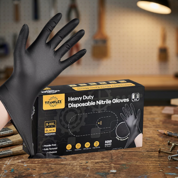 be sure to wear gloves when touching any painting products or chemicals
