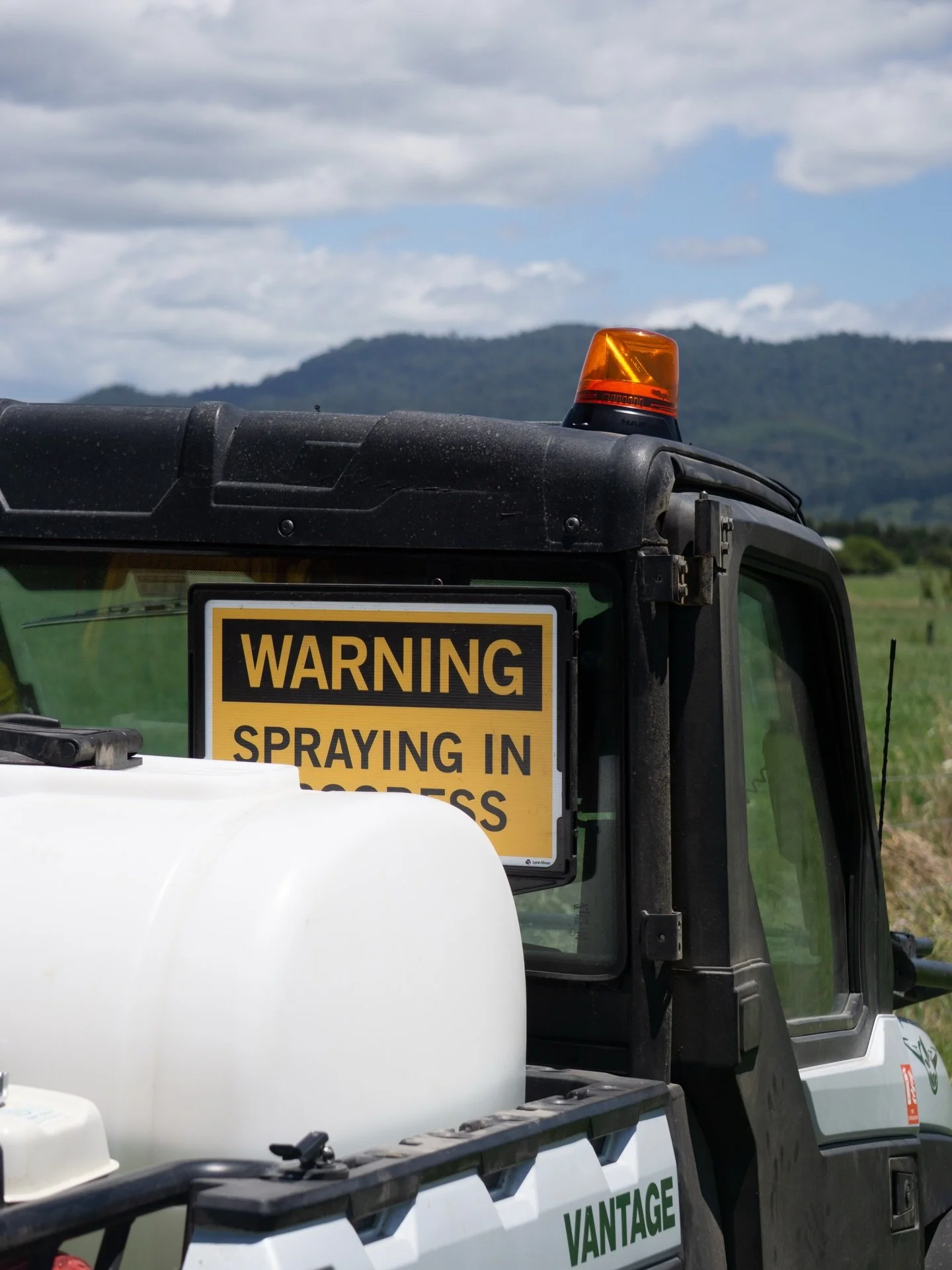 The new Polaris setup has been doing the hard yards working a treat alongside our drone spraying service.