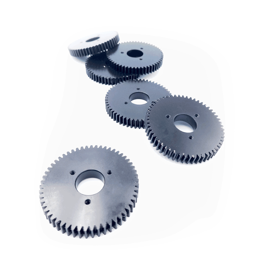 BE Brook Engineering Acetal Plastic Glue Roller Gears CNC Machined