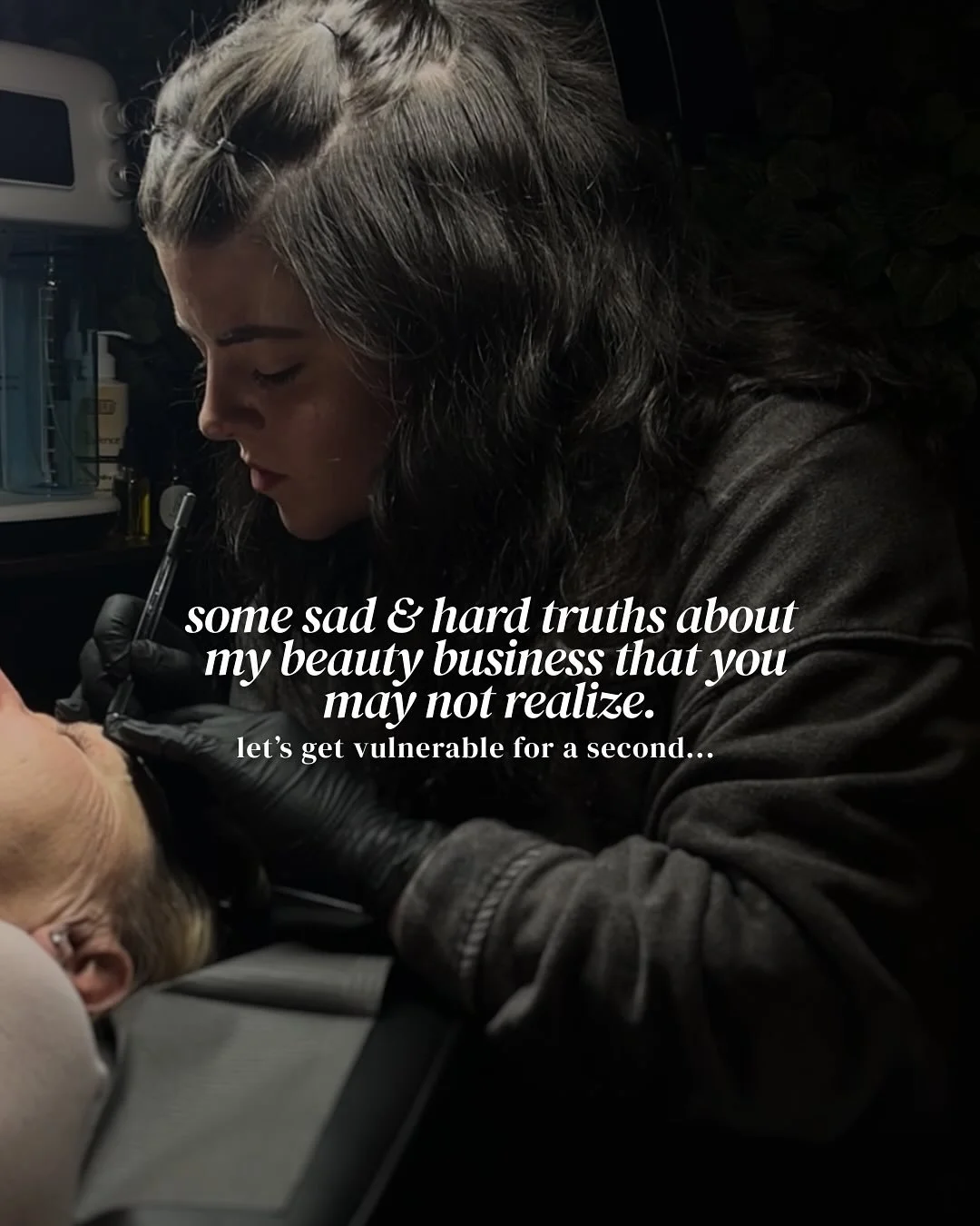 getting vulnerable, but it&rsquo;s the truth! 

always trying to remain positive but it&rsquo;s really hard sometimes. do you experience any of these things in your business? if you do you&rsquo;re not alone! 

ARCH RIVALS BROW STUDIO
@archrivalsbrow