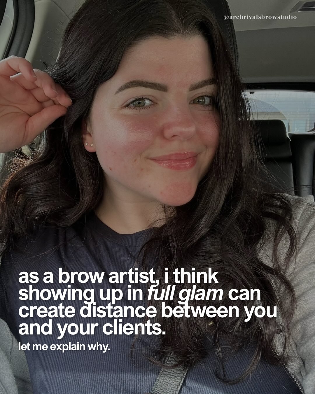 i used to think i needed to look dolled up to be taken seriously in any kind of setting. but i truly think that this image of perfection can create unwanted distance in this area of the beauty industry. in the recent months i&rsquo;ve chosen to show 