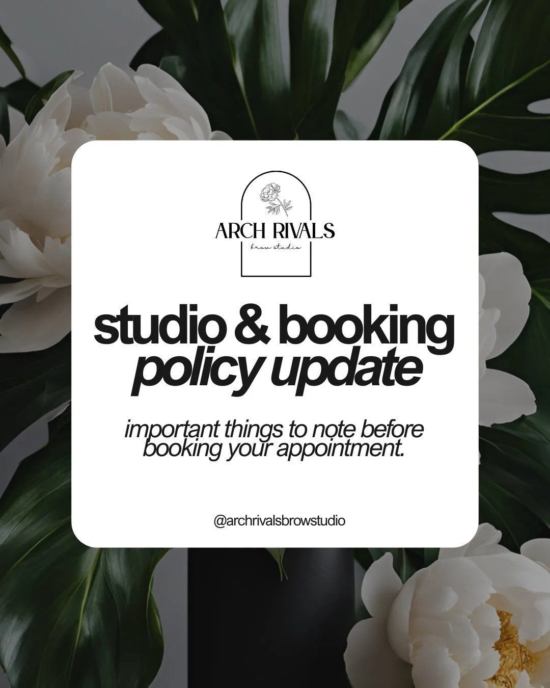 quick lil policy update so everything stays smooth and stress free for both of us!! i always want to give you the best experience possible, and these guidelines help me do that while respecting everyone&rsquo;s time.

if you have any questions or are