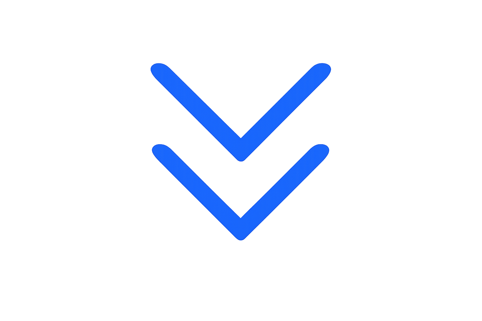 Three blue check marks stacked vertically on a black background.
