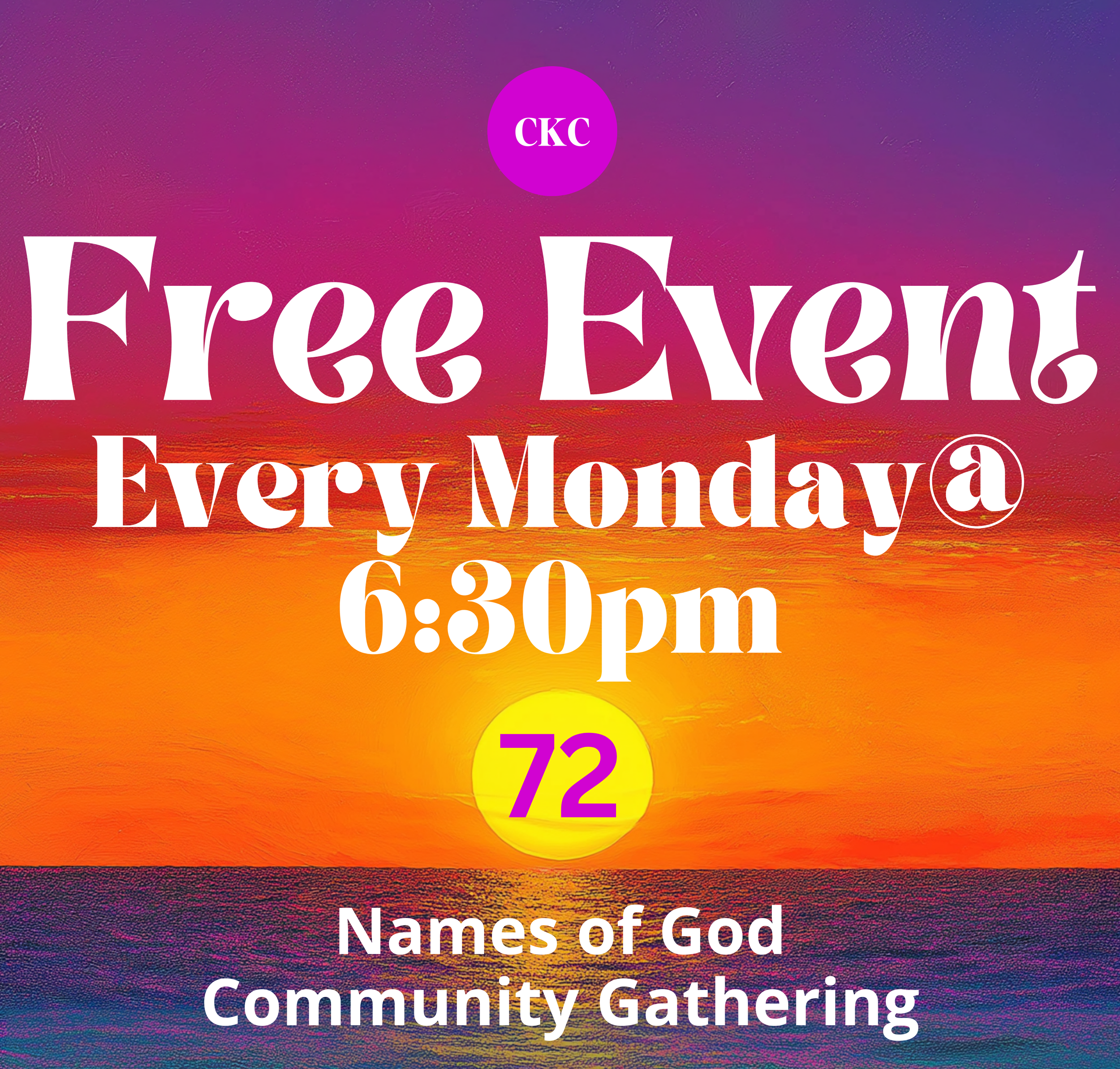 72 Names of God Gathering