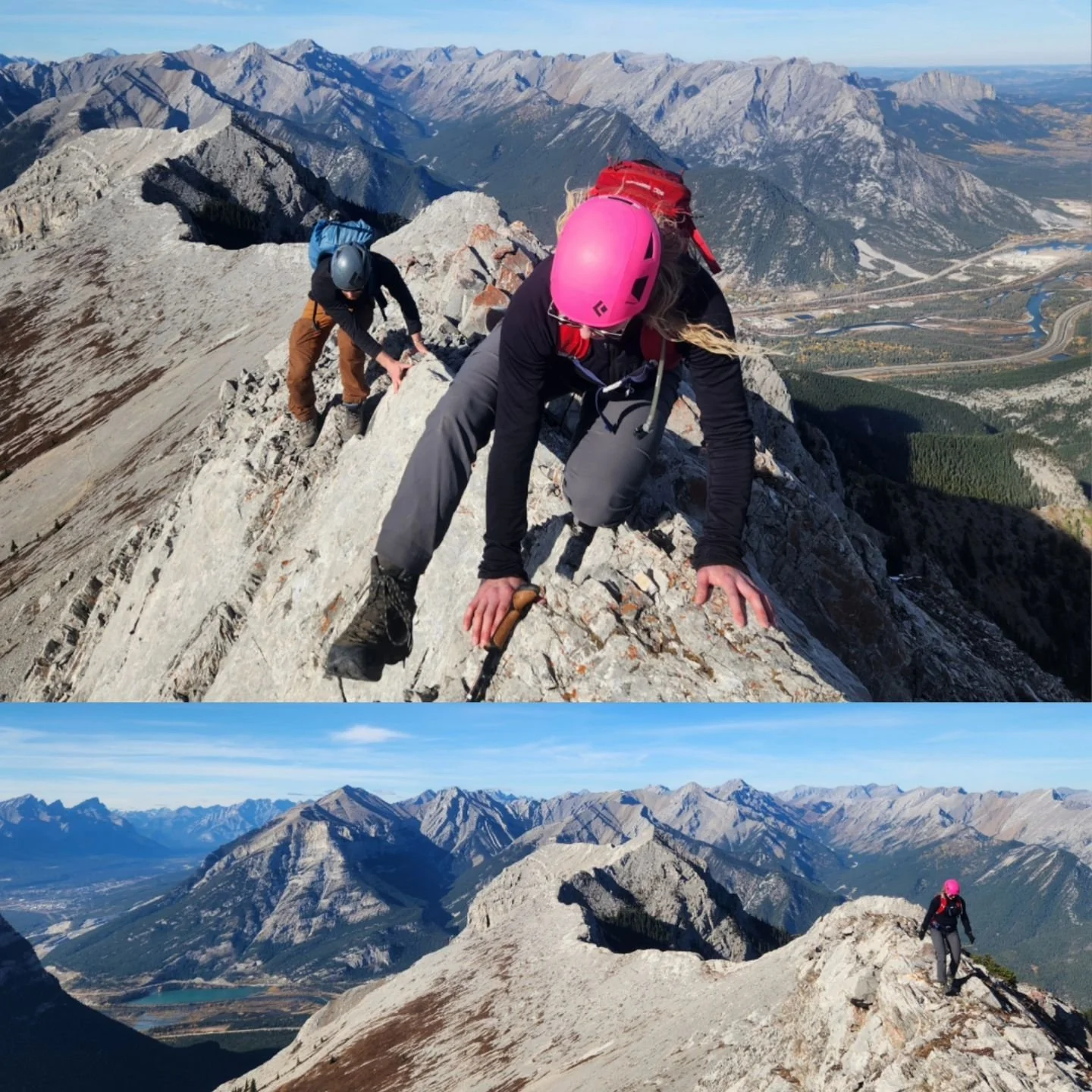 Biggest day out scrambling in many years! Maybe next year will be the year I finally repeat Mount Temple and there is hope after all. 🦓 #ehlersdanloswarrior

I shed a few tears on this excursion. Once, when I was scared fishless from exposure (#moun